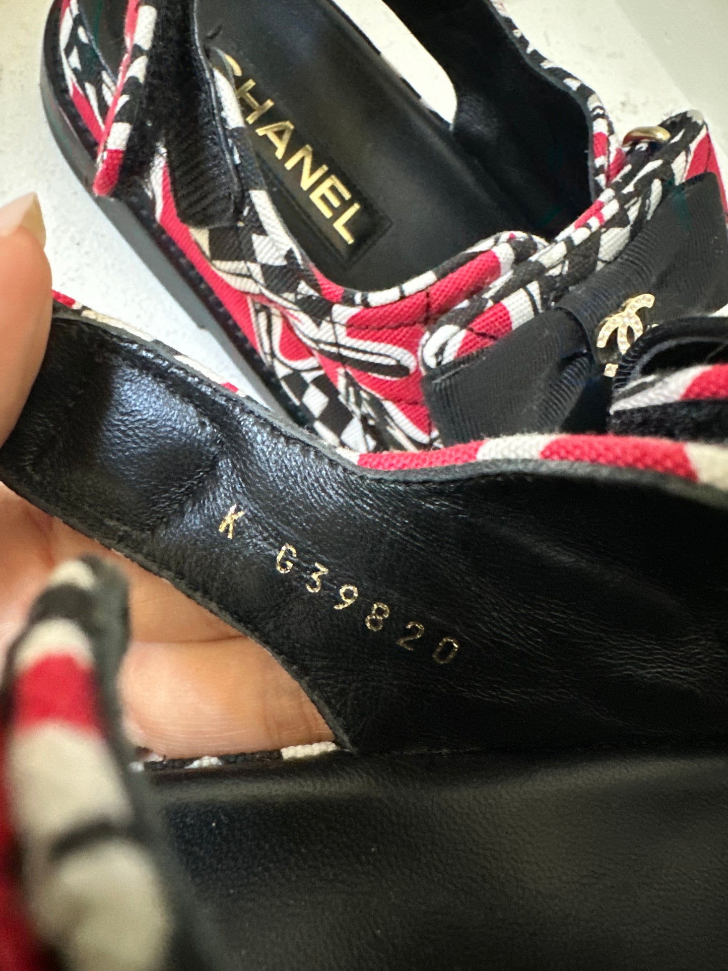 Chanel dad sandals size 38