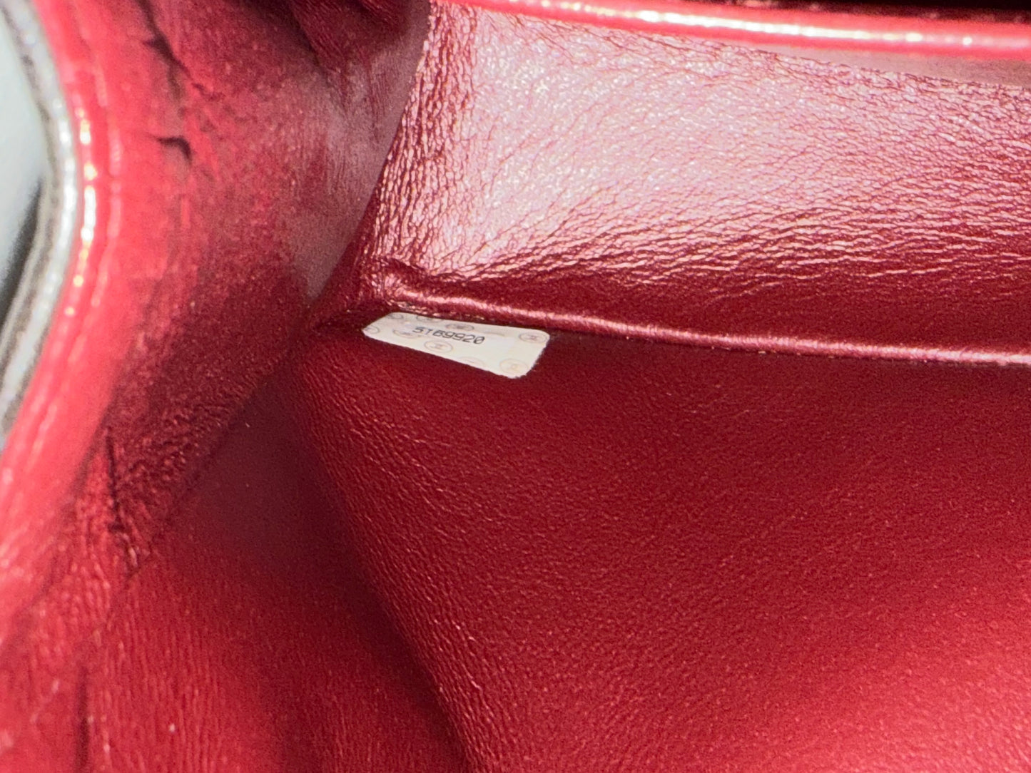 Chanel small classic flap in lambskin 5 series (1997)
