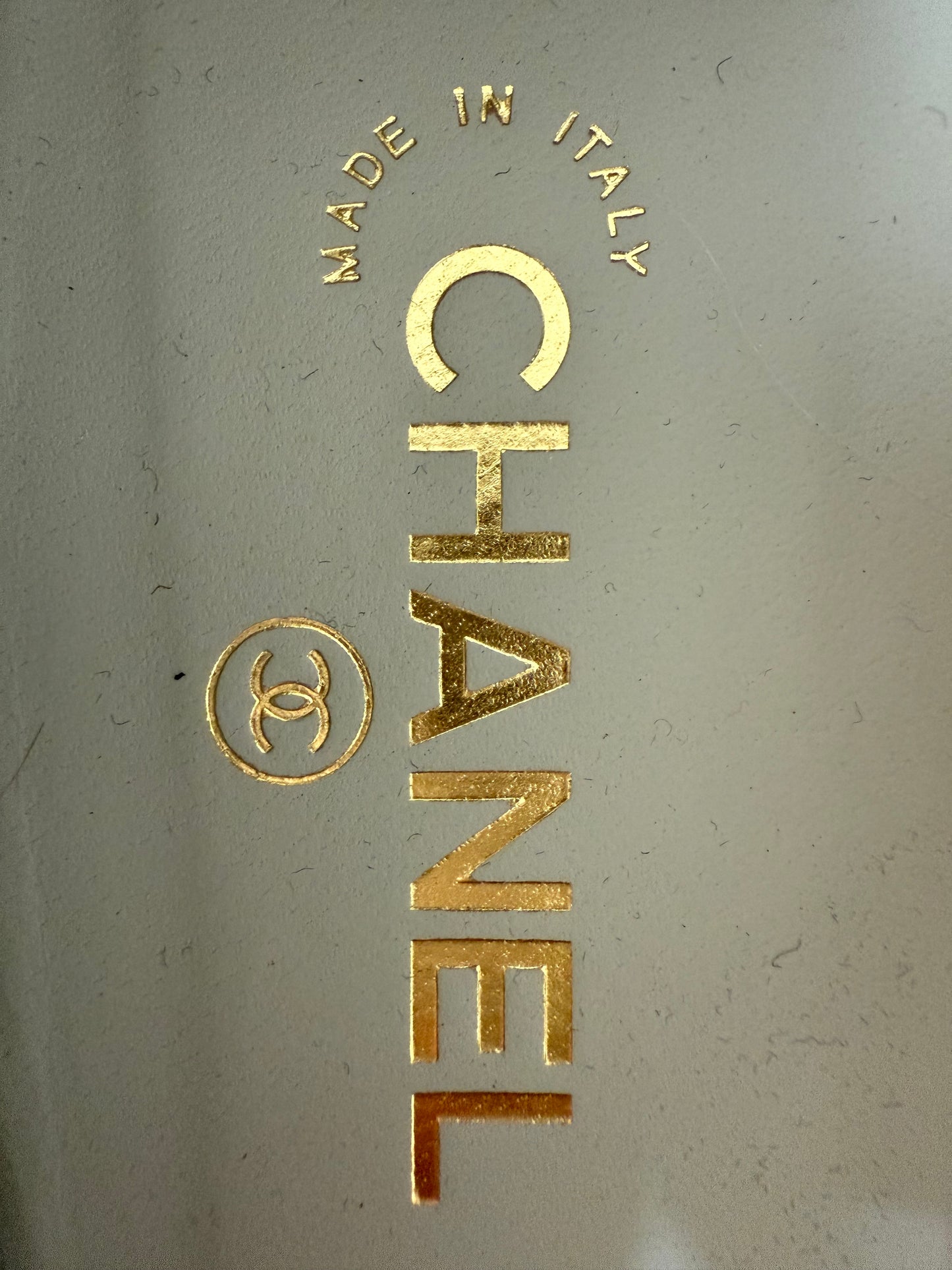 Chanel Mary Jane grey suede size 38