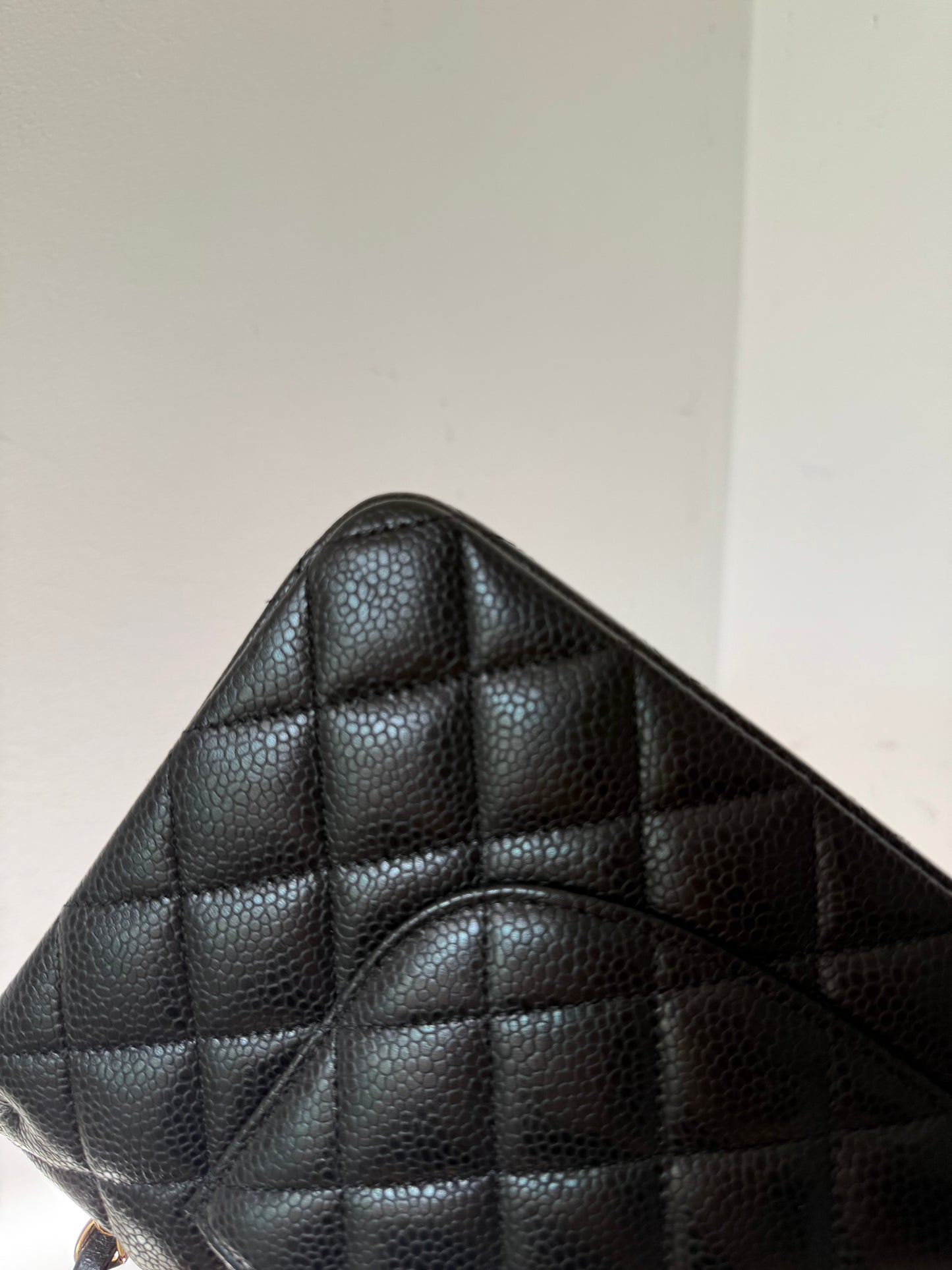 Chanel classic double flapbag medium caviar 30-serie (2020)