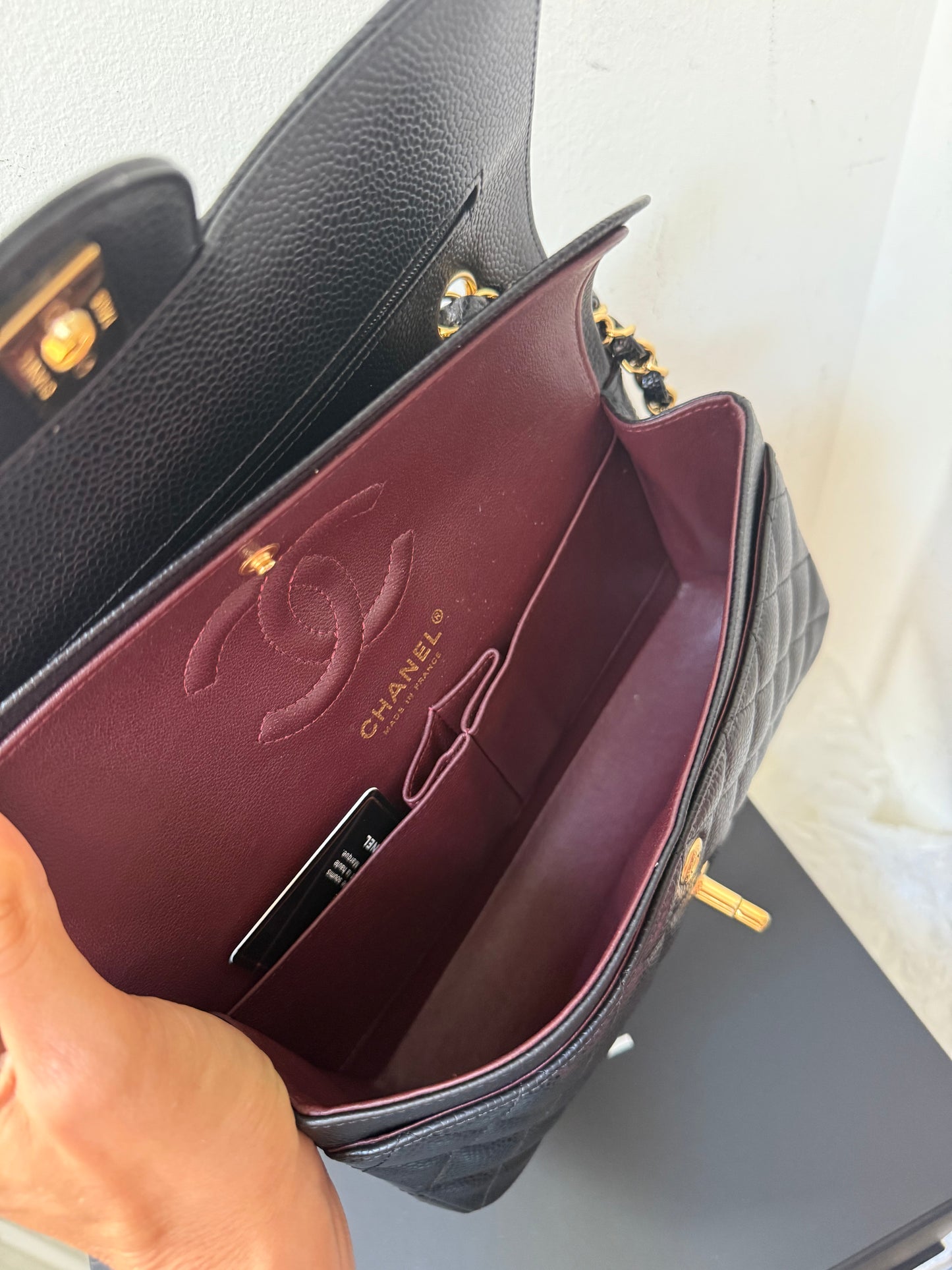 Chanel caviar classic flap 26 series