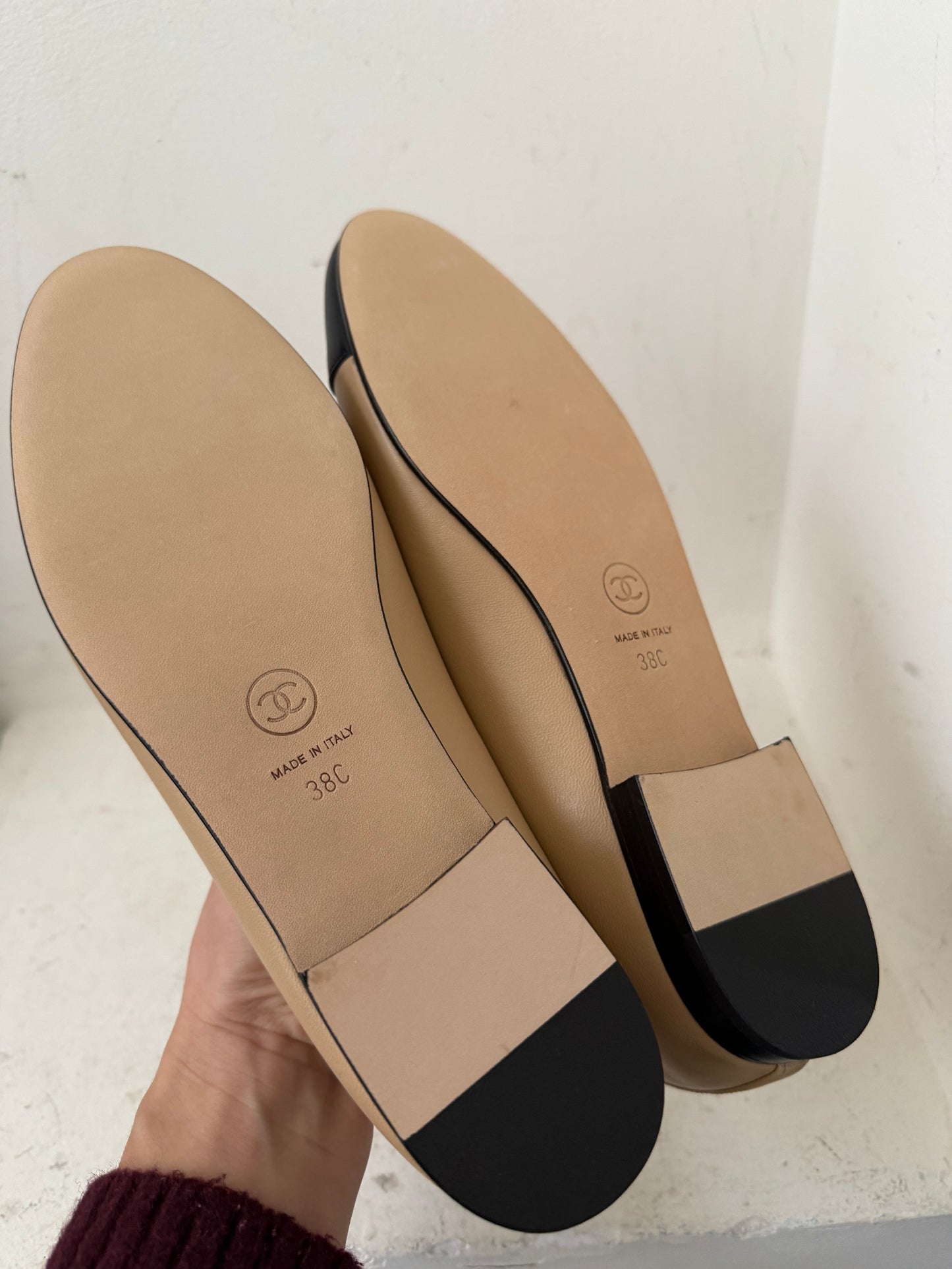 Chanel ballerina 38 new pair