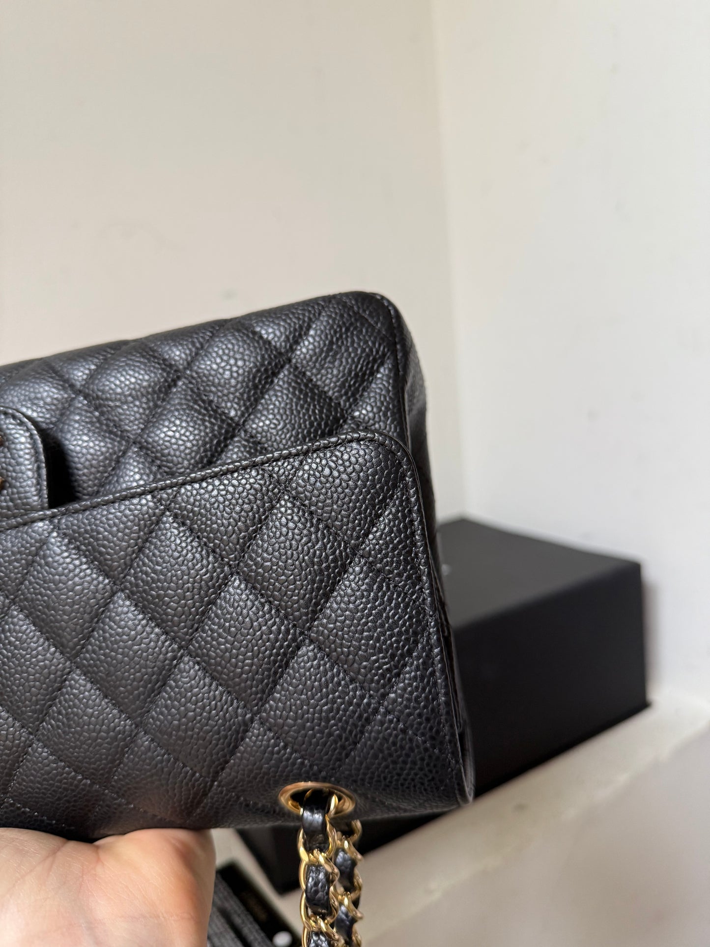 Chanel medium caviar flapbag 2013