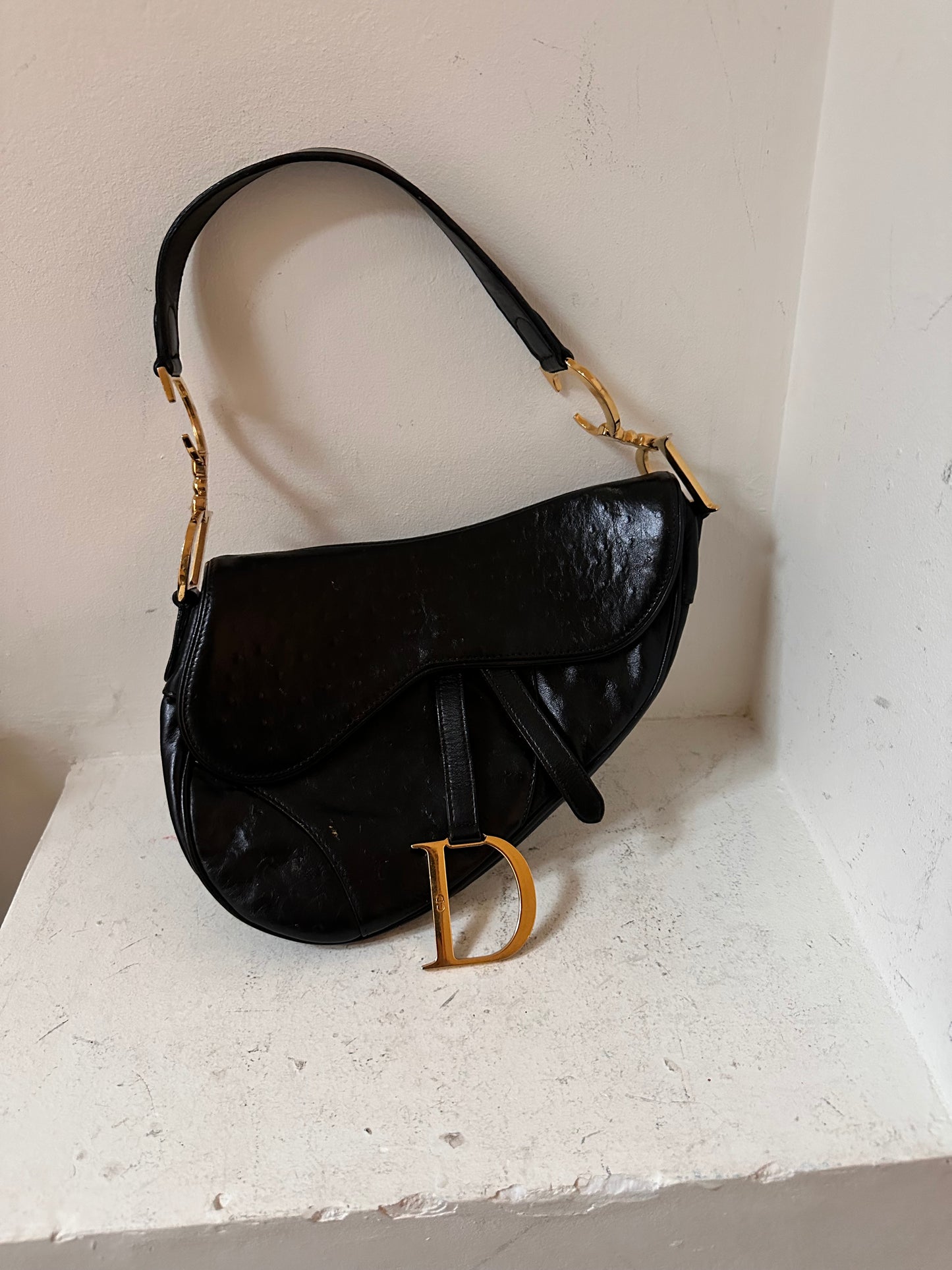 Dior vintage saddle bag 2000