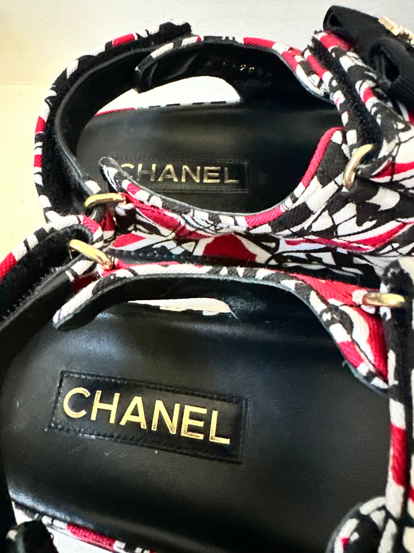 Chanel dad sandals size 38