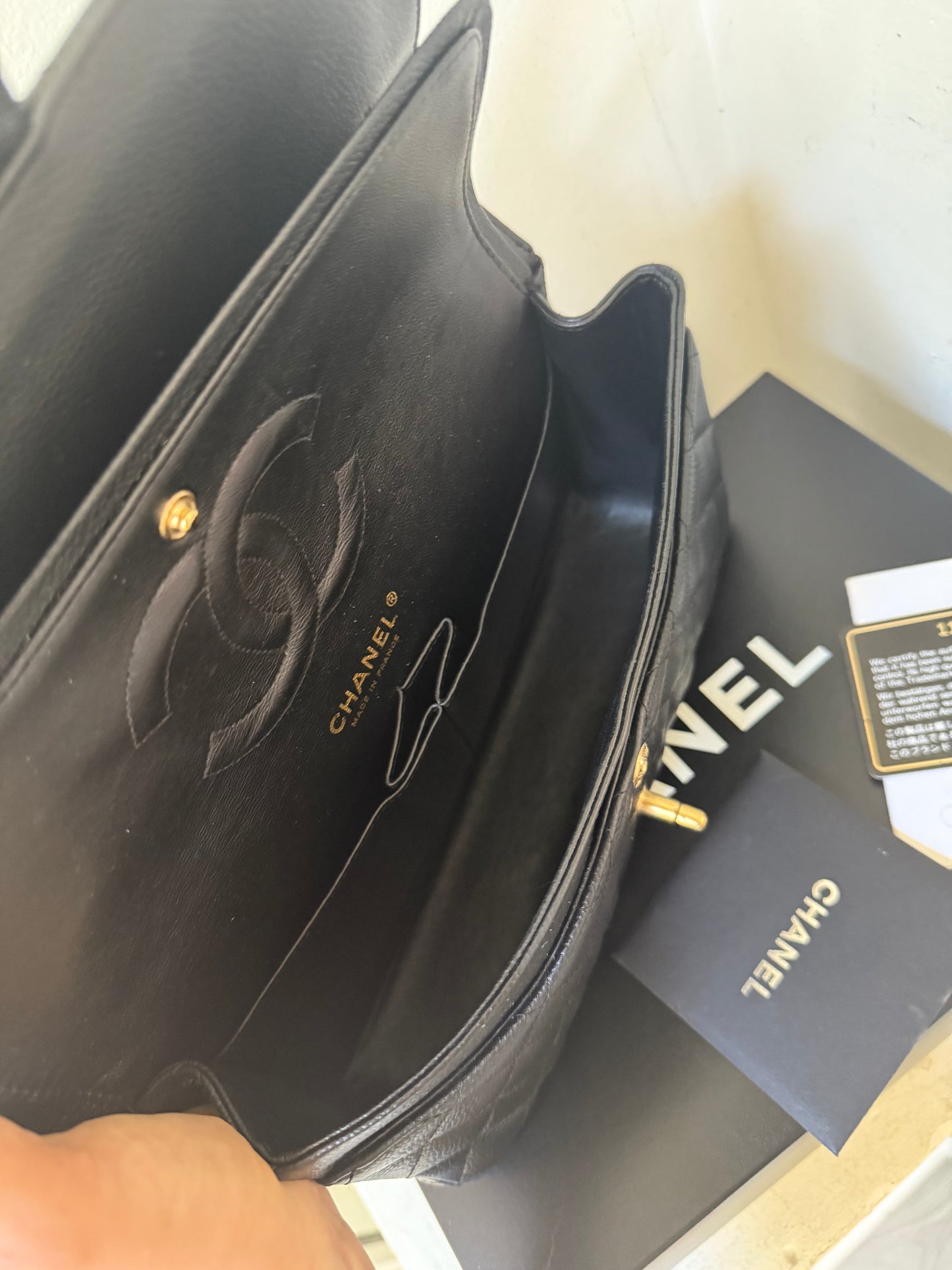 Chanel caviar classic flapbag medium 2008