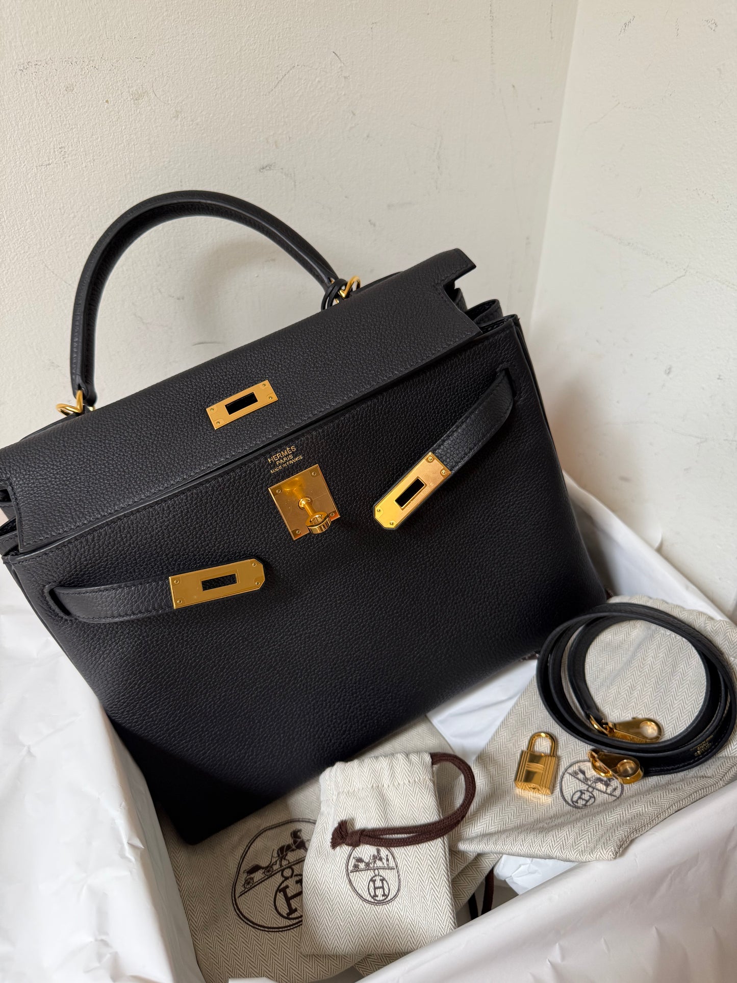 Hermès Kelly 32 togo 2023 full set new