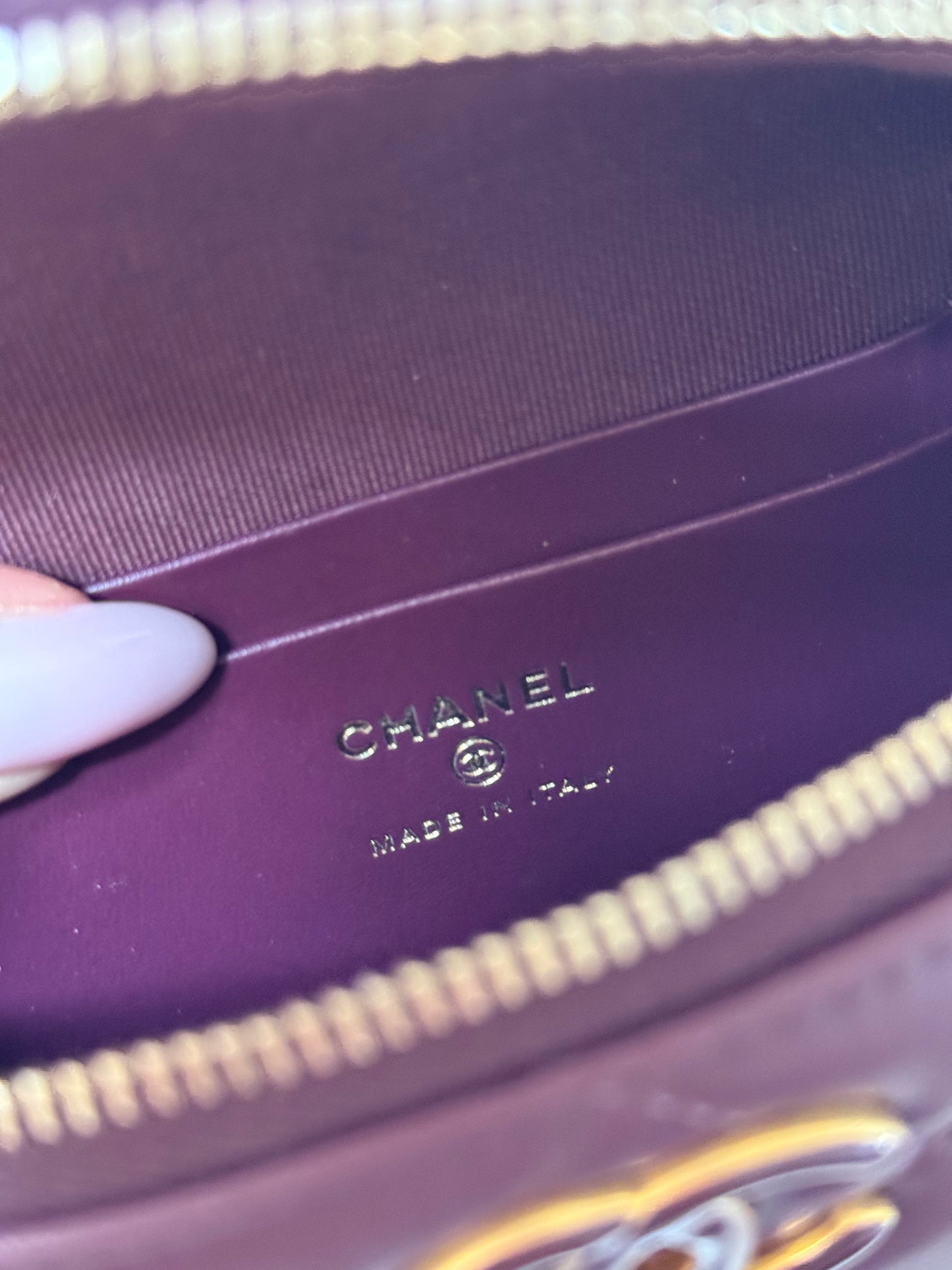Chanel 2024 Waist bag in burgundy