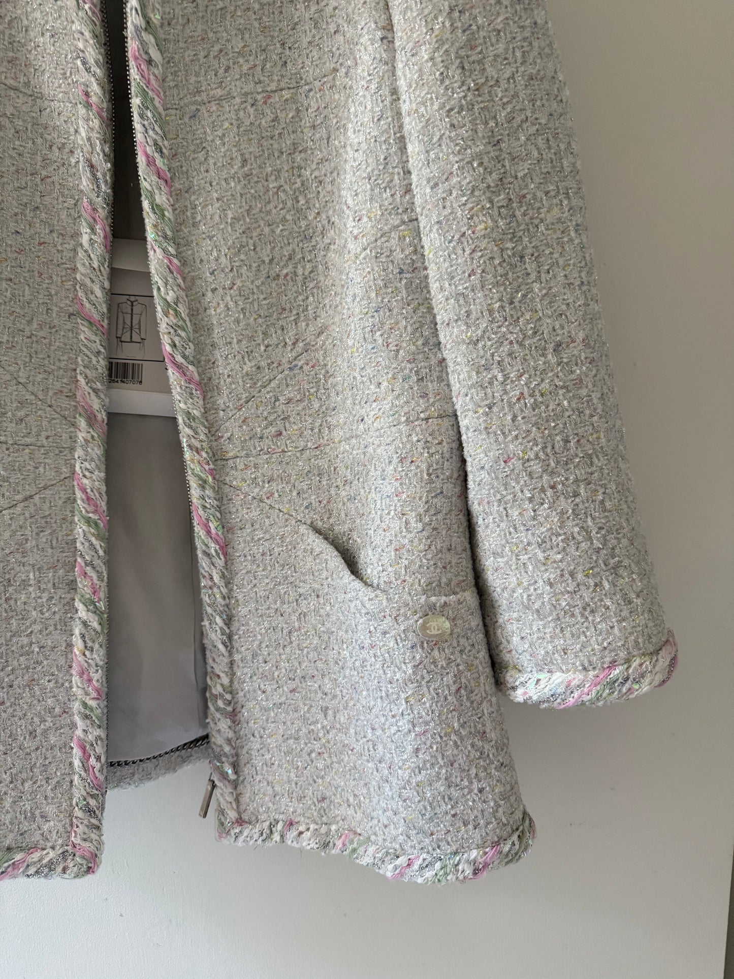 Chanel 2018 tweed blazer size 36/S