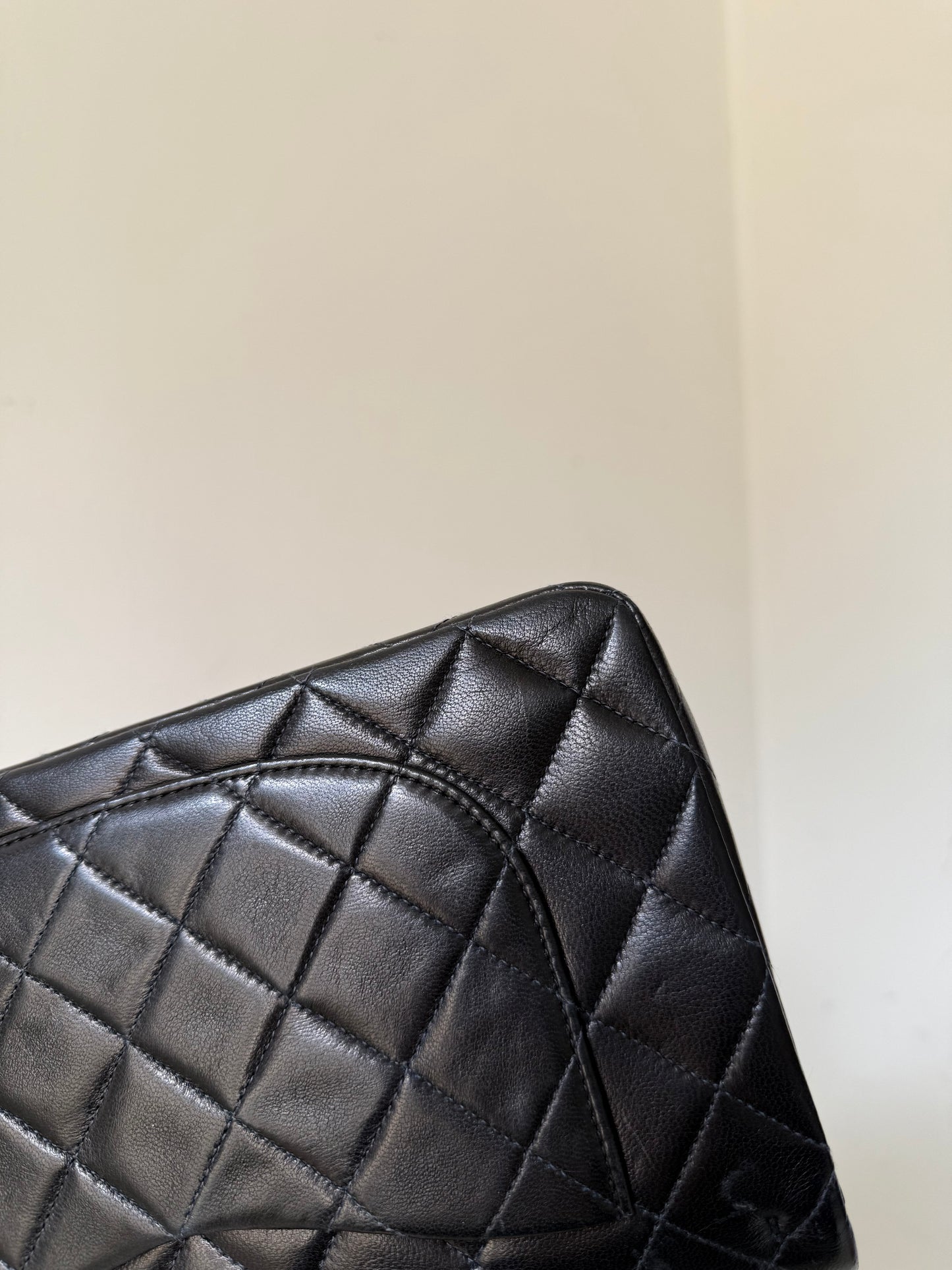 Chanel black small flapbag 2 series