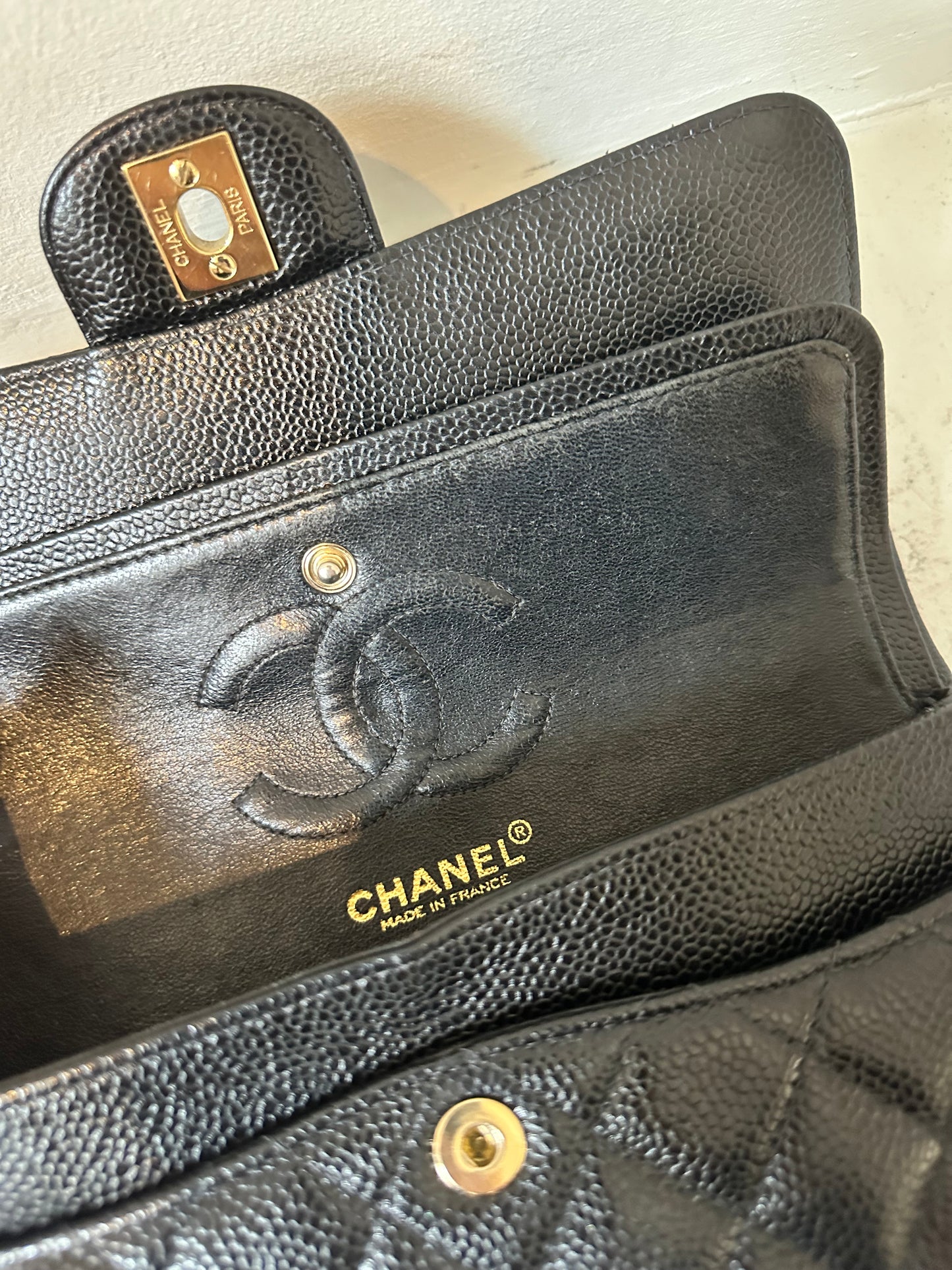 Chanel small caviar classic flap