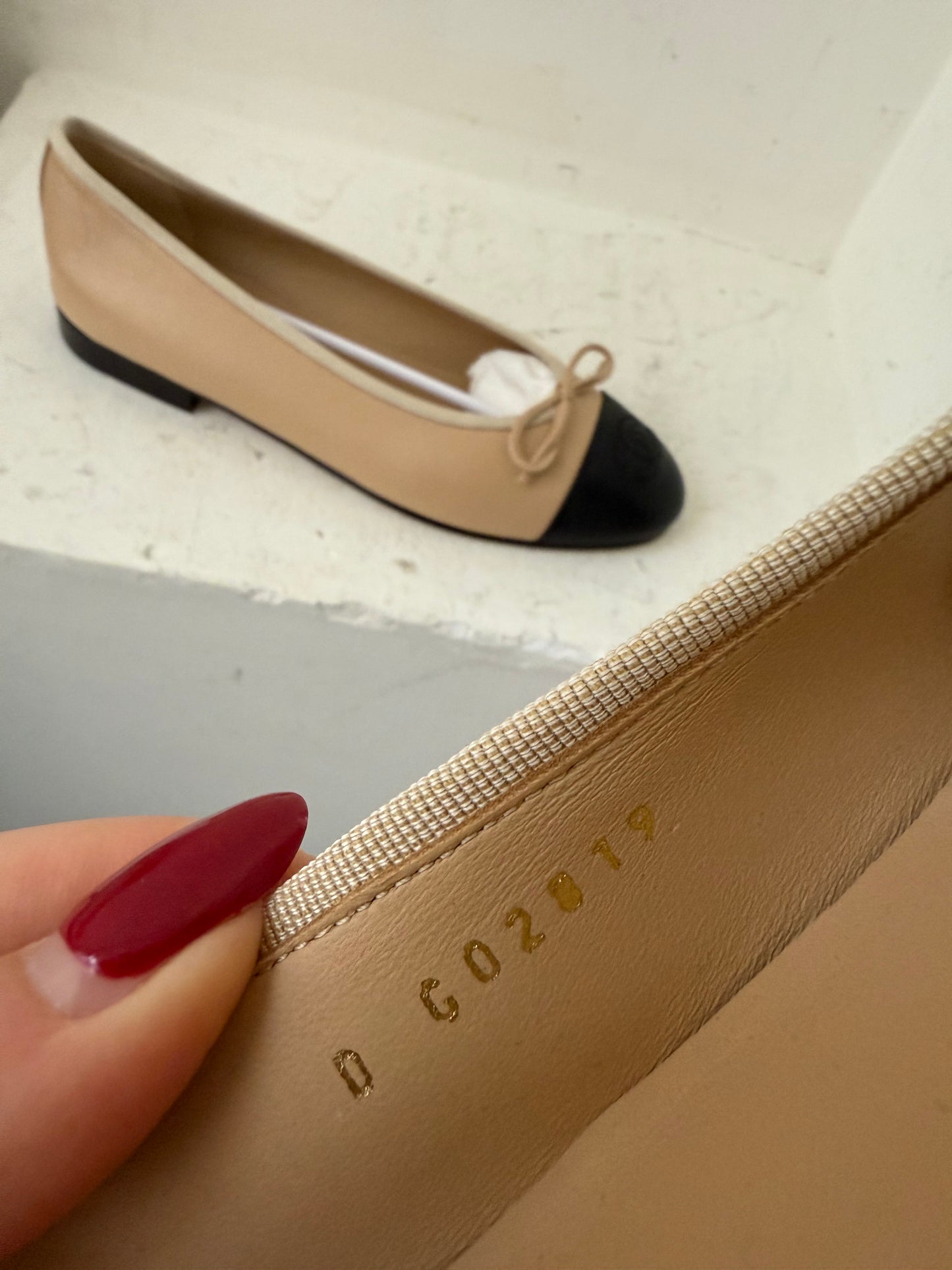 Chanel ballerina 38 new pair