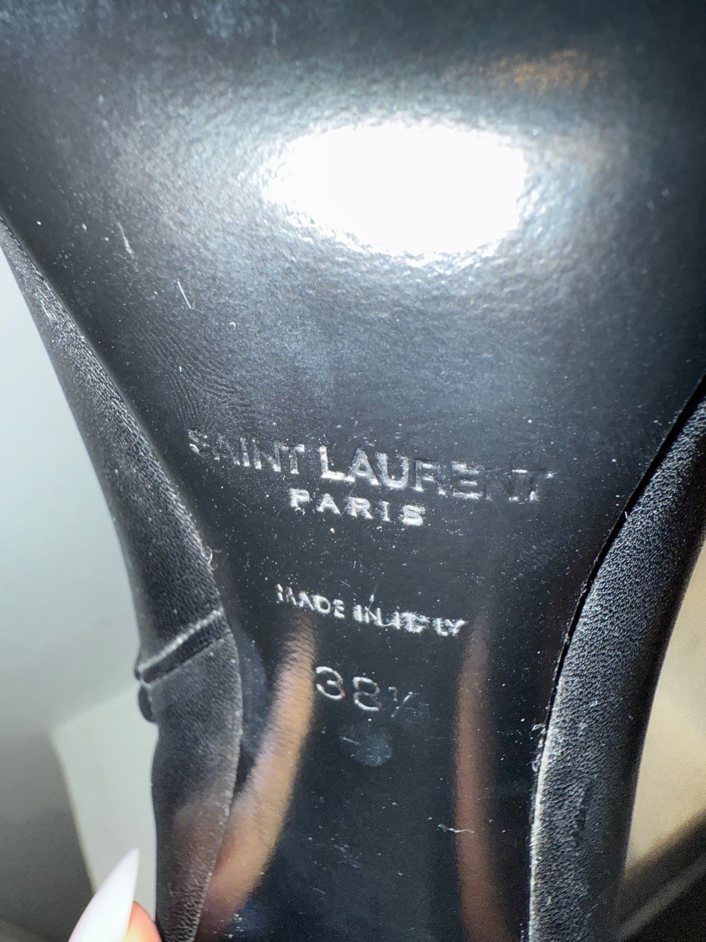 YSL boots size 38.5
