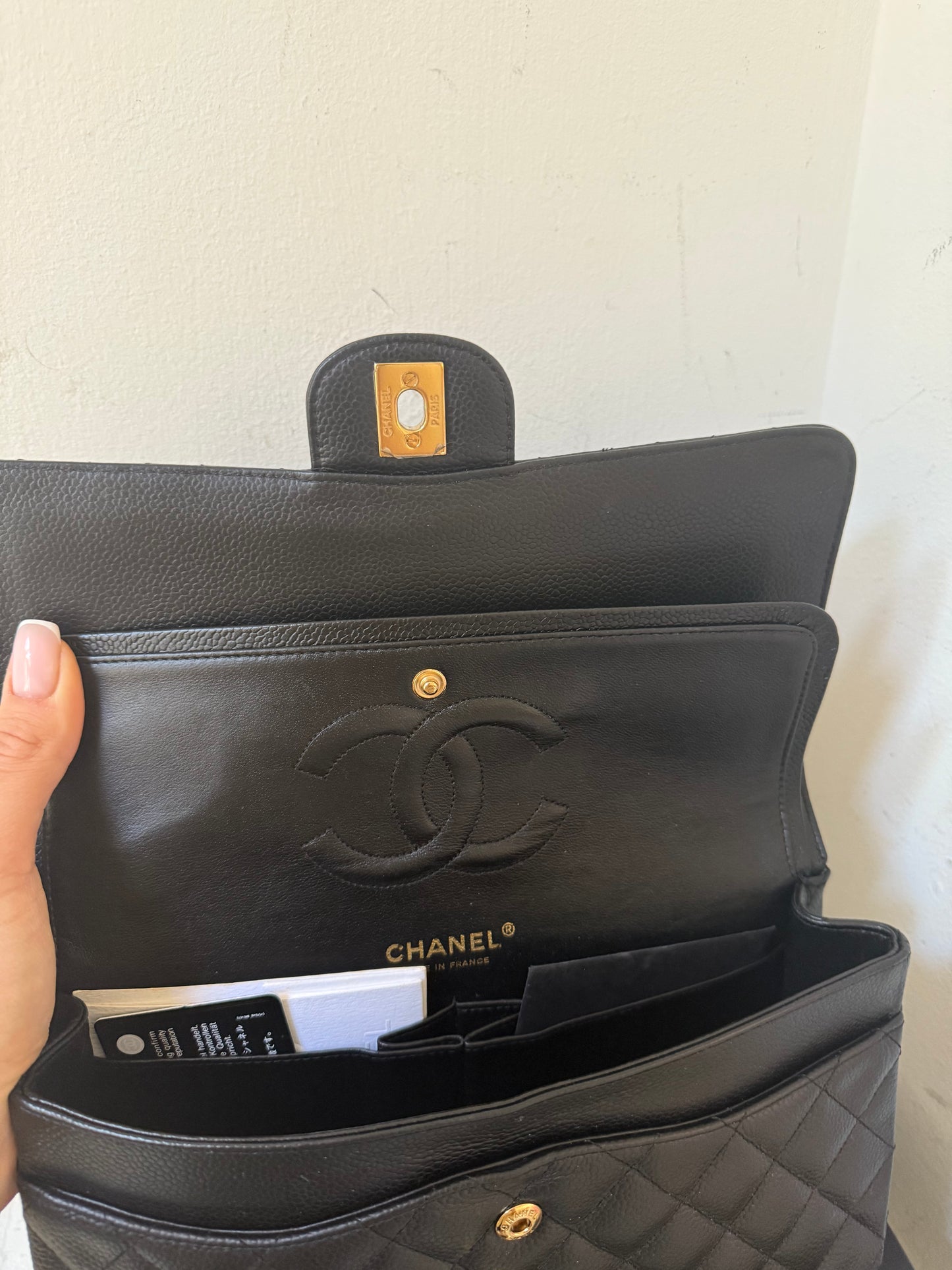 Chanel caviar classic flapbag medium 2008