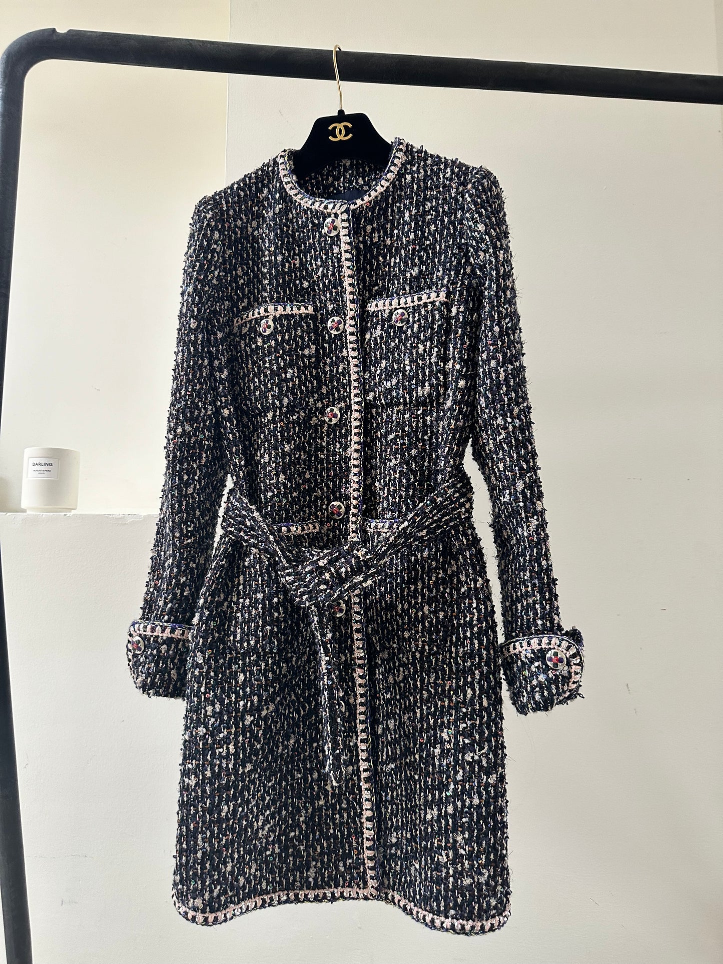 Chanel tweed dress size 36