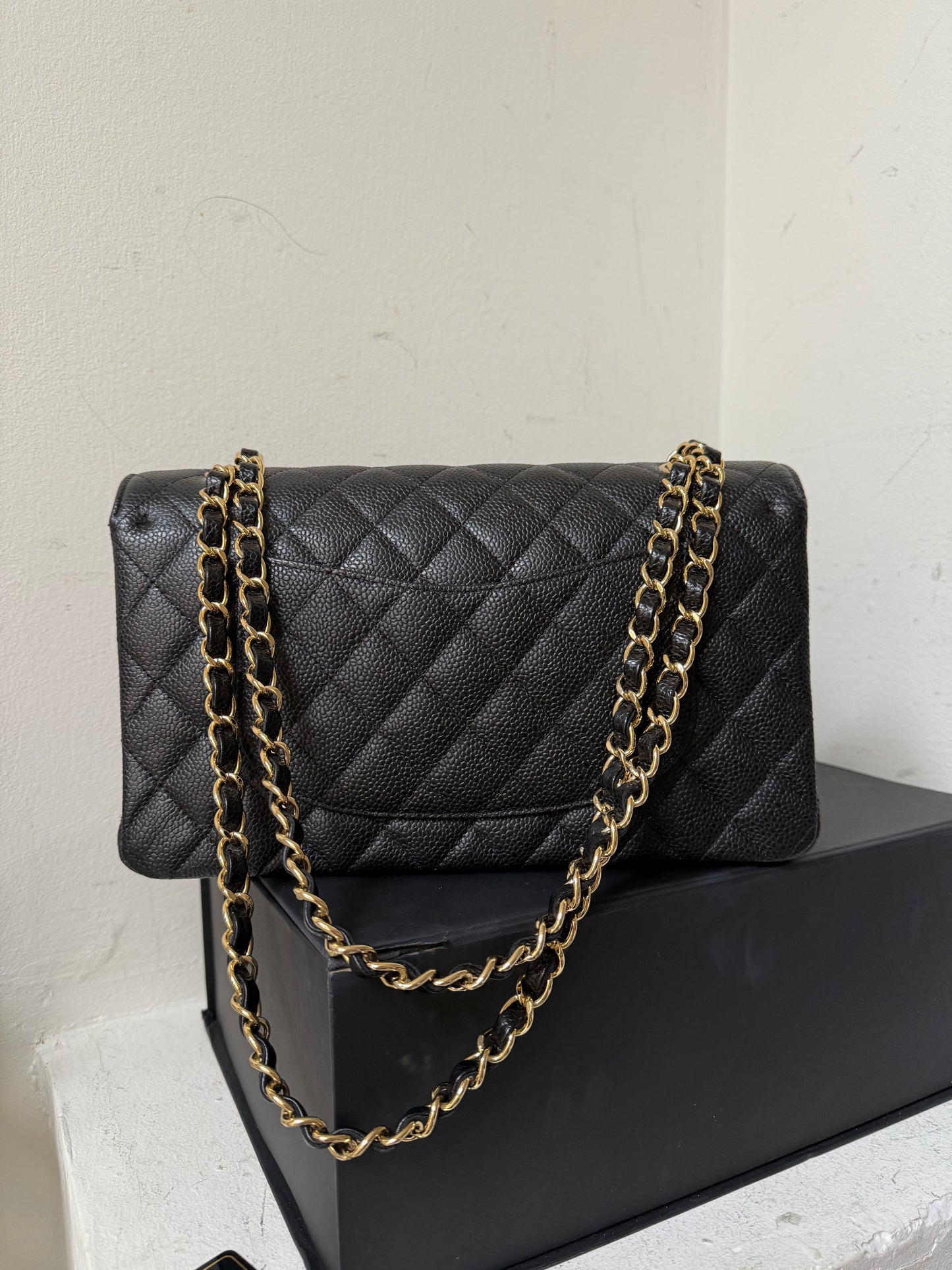 Chanel medium caviar flapbag 2013