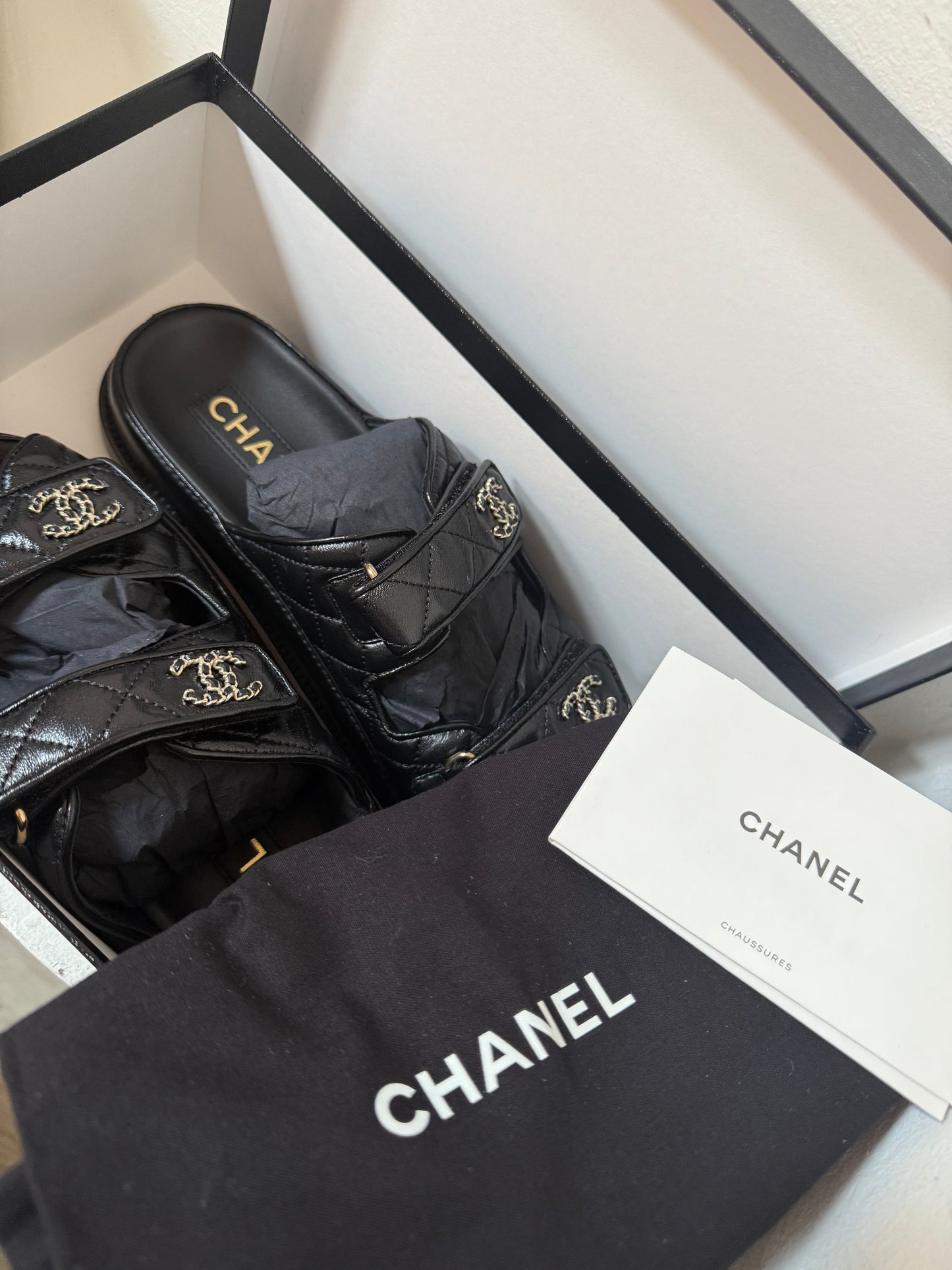 Chanel 2025 dad sandals size 38.5 new