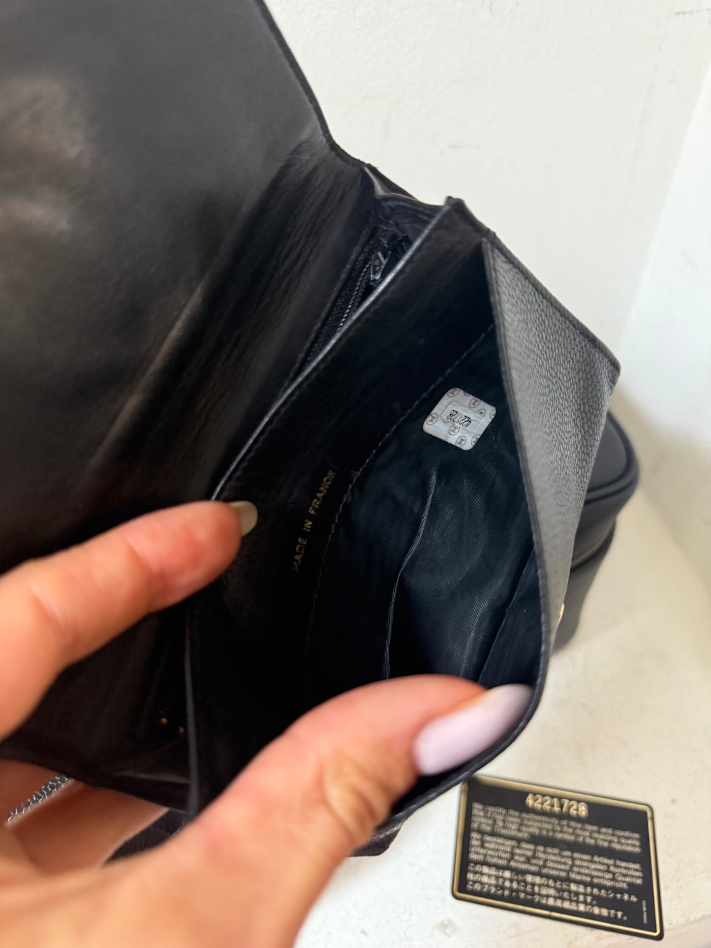 Chanel vintage wallet 4 series