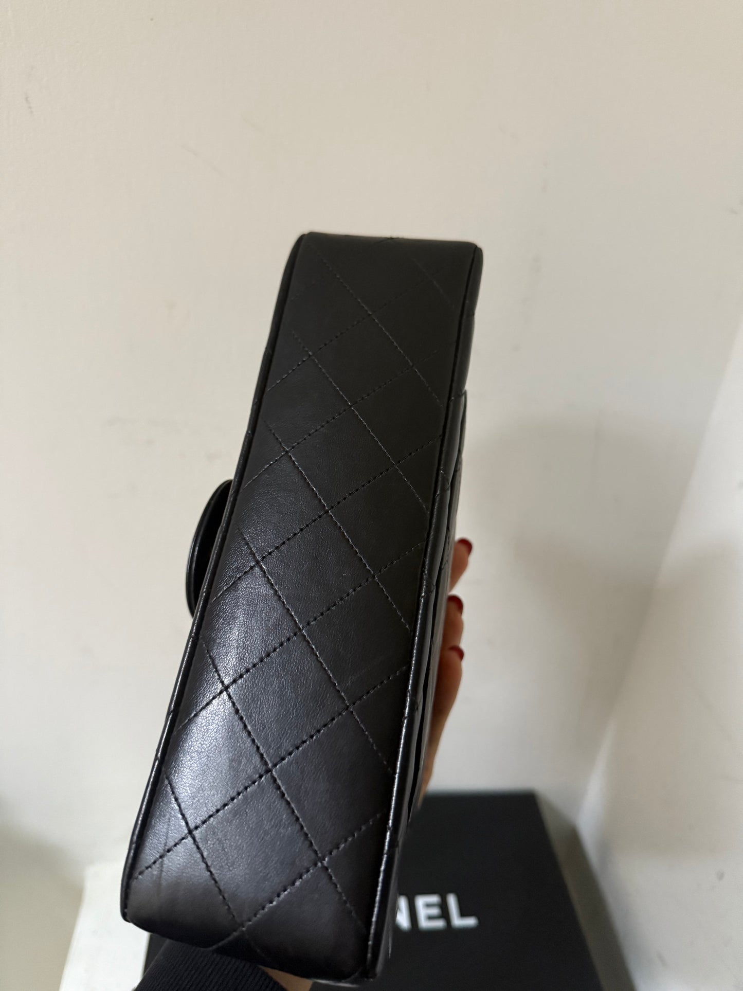 Chanel small classic flap in lambskin 5 series (1997)