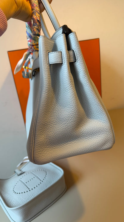 Hermes Birkin 30 blue pâle B stamp full set