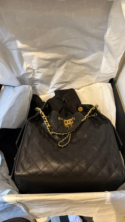 Chanel medium 25 caviar full set