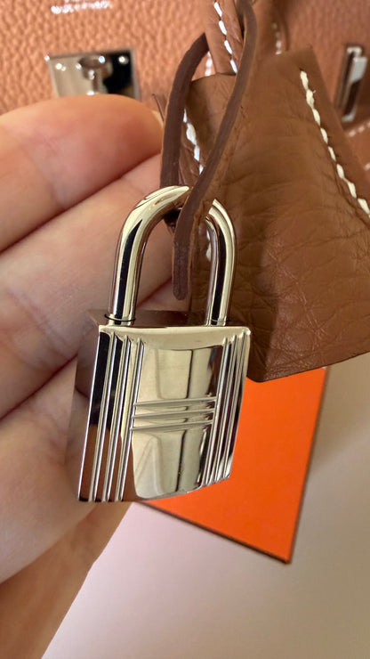 Birkin 30 gold togo palladium hardware stamp K (03/2026 invoice)