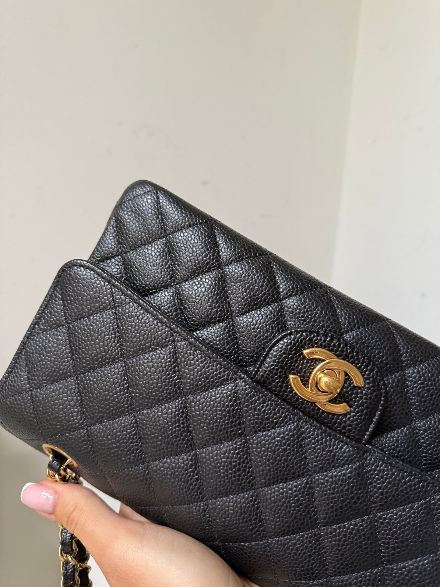 Chanel medium caviar flapbag 2013