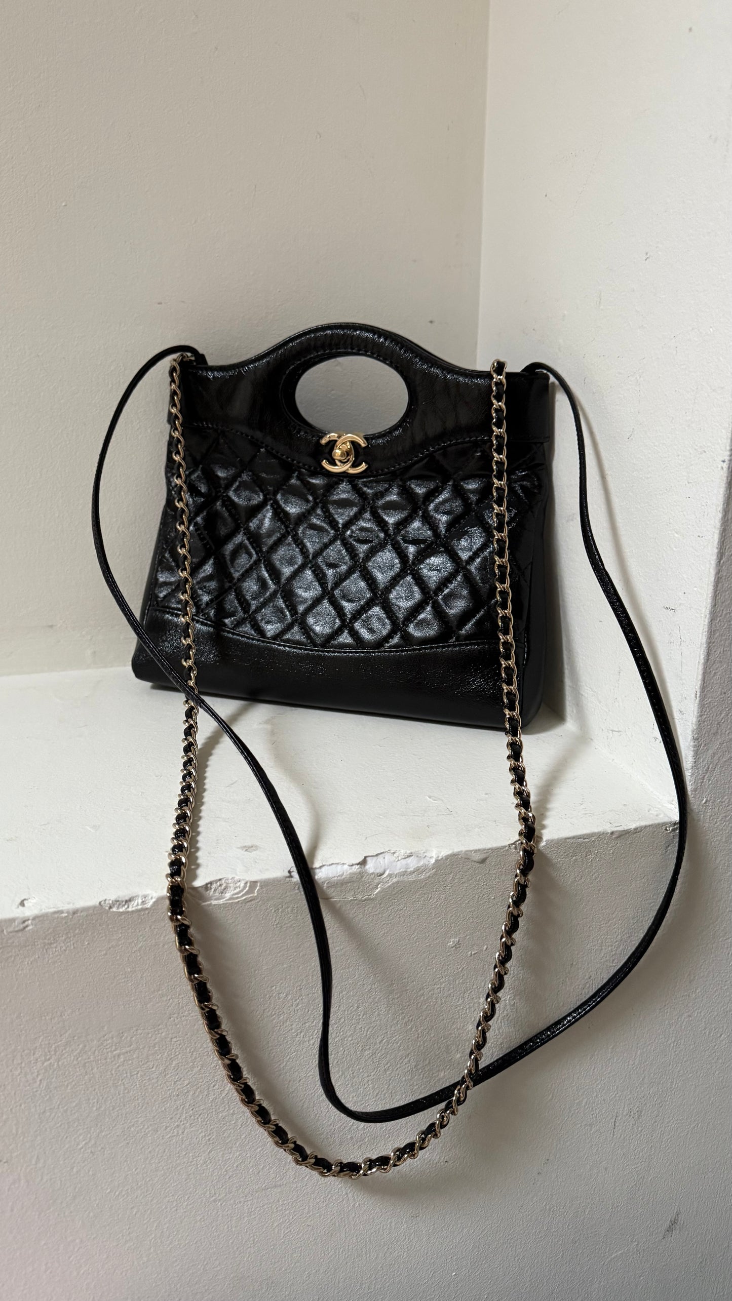 Chanel shopping 31 black handbag