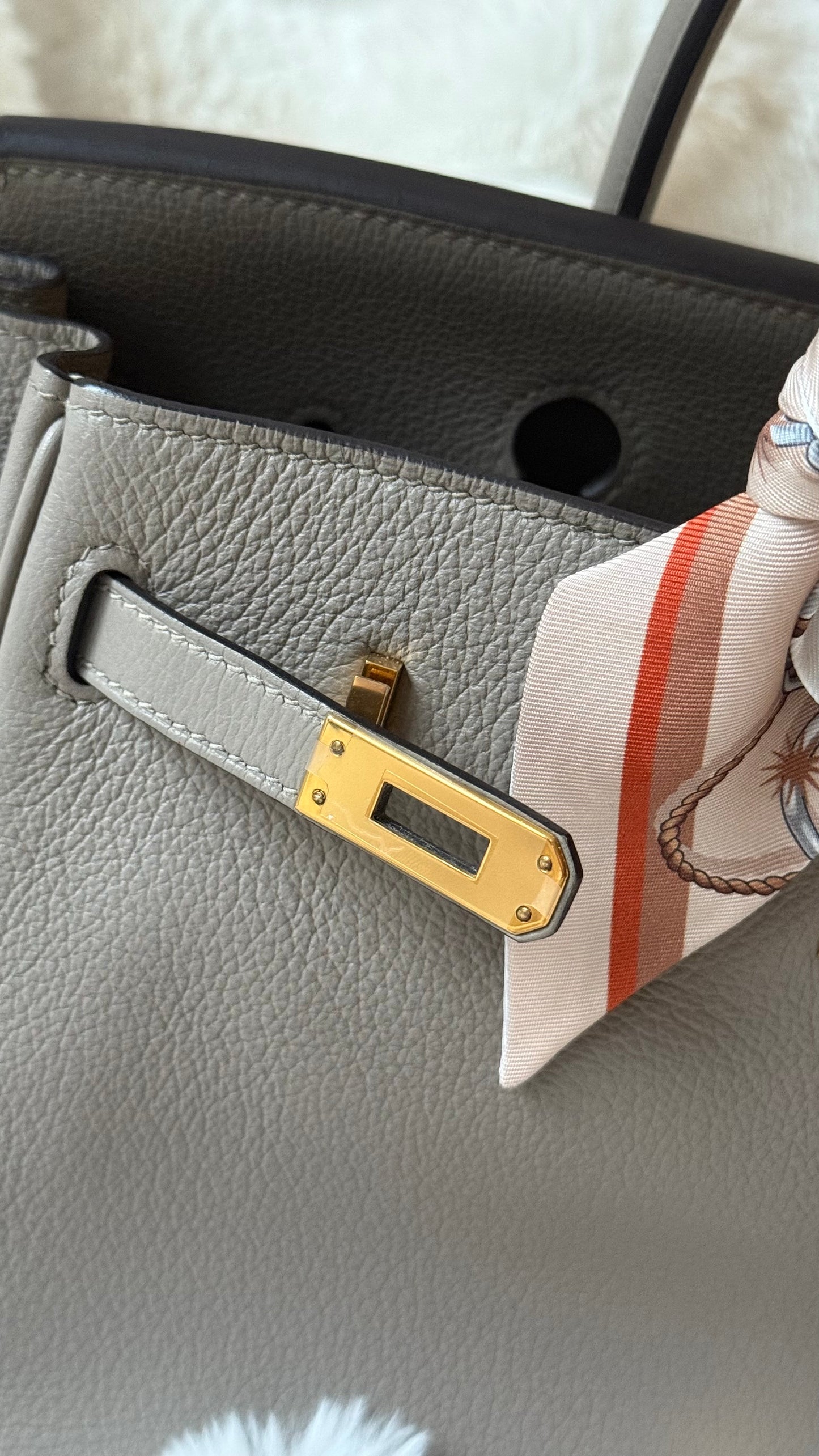 Birkin 25 gris asphalte 2020 dustbag bababebi