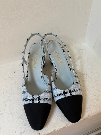 Chanel 2025 cruise slingbacks 39.5