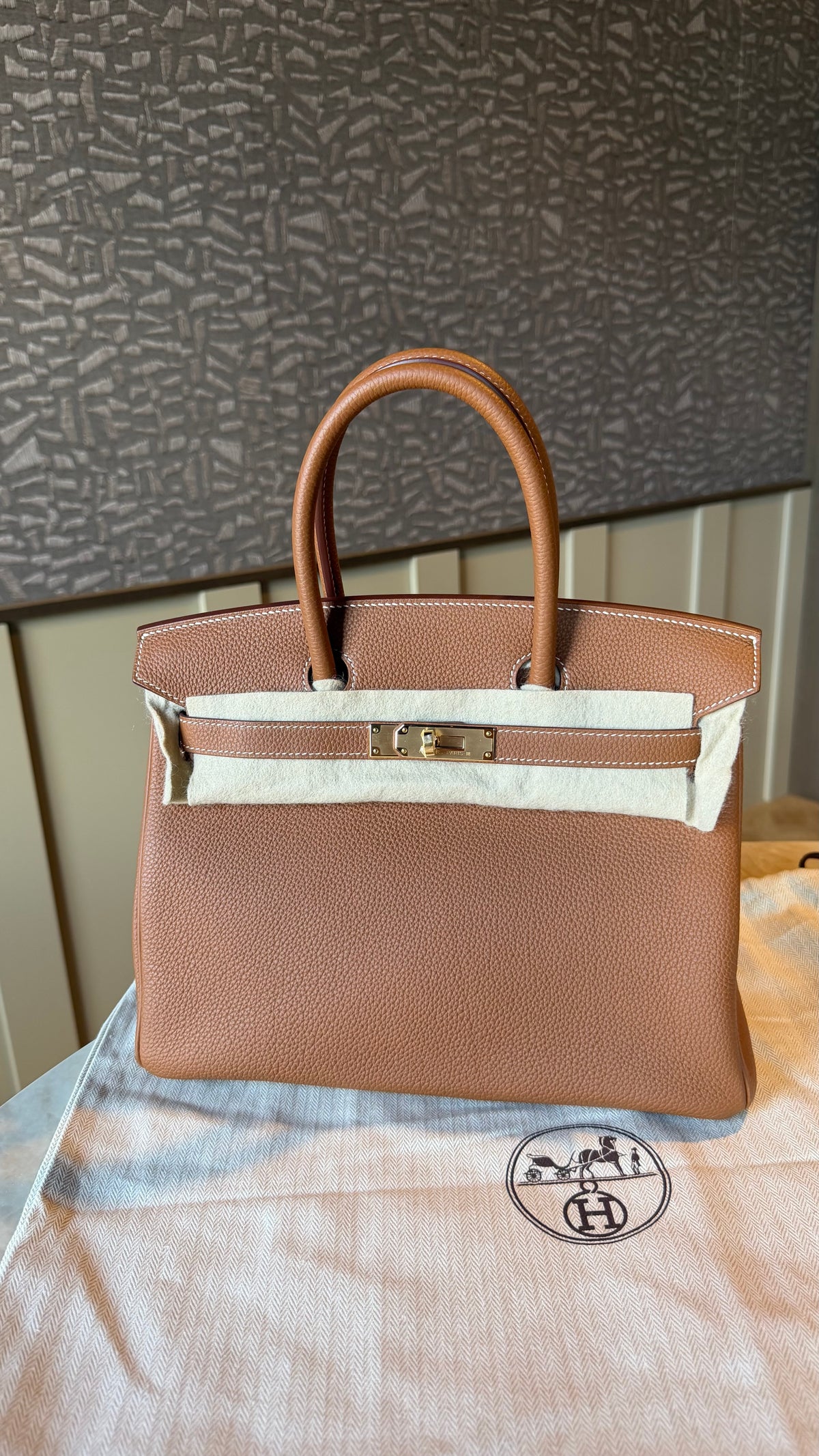 Birkin 30 gold Togo gold hardware Z stamp (2021)