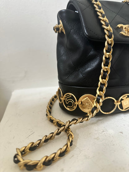 Pre-Owned Chanel Small Backpack – Black Quilted Leather | Timeless Classic