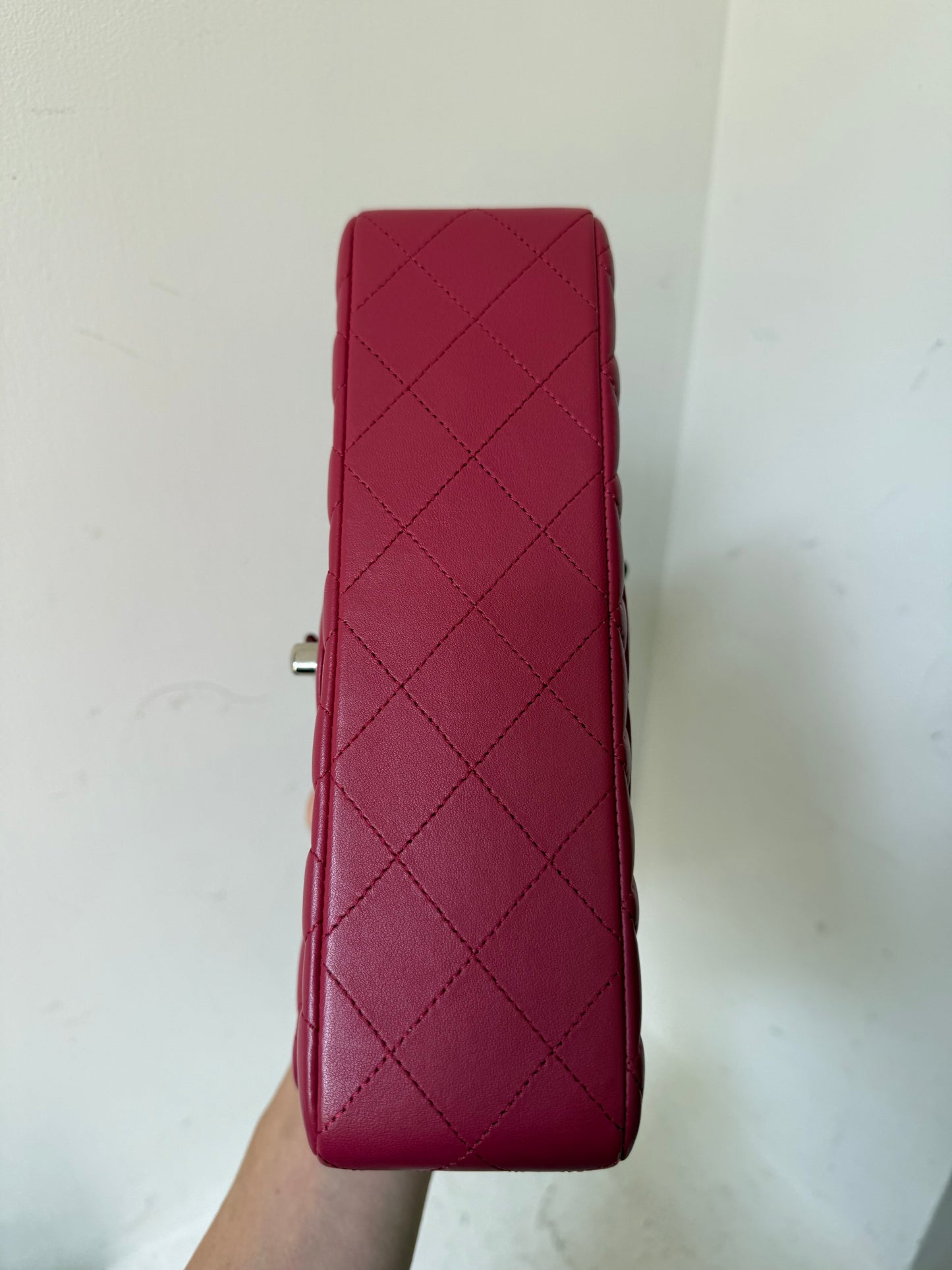 Chanel pink small flap bag 2018