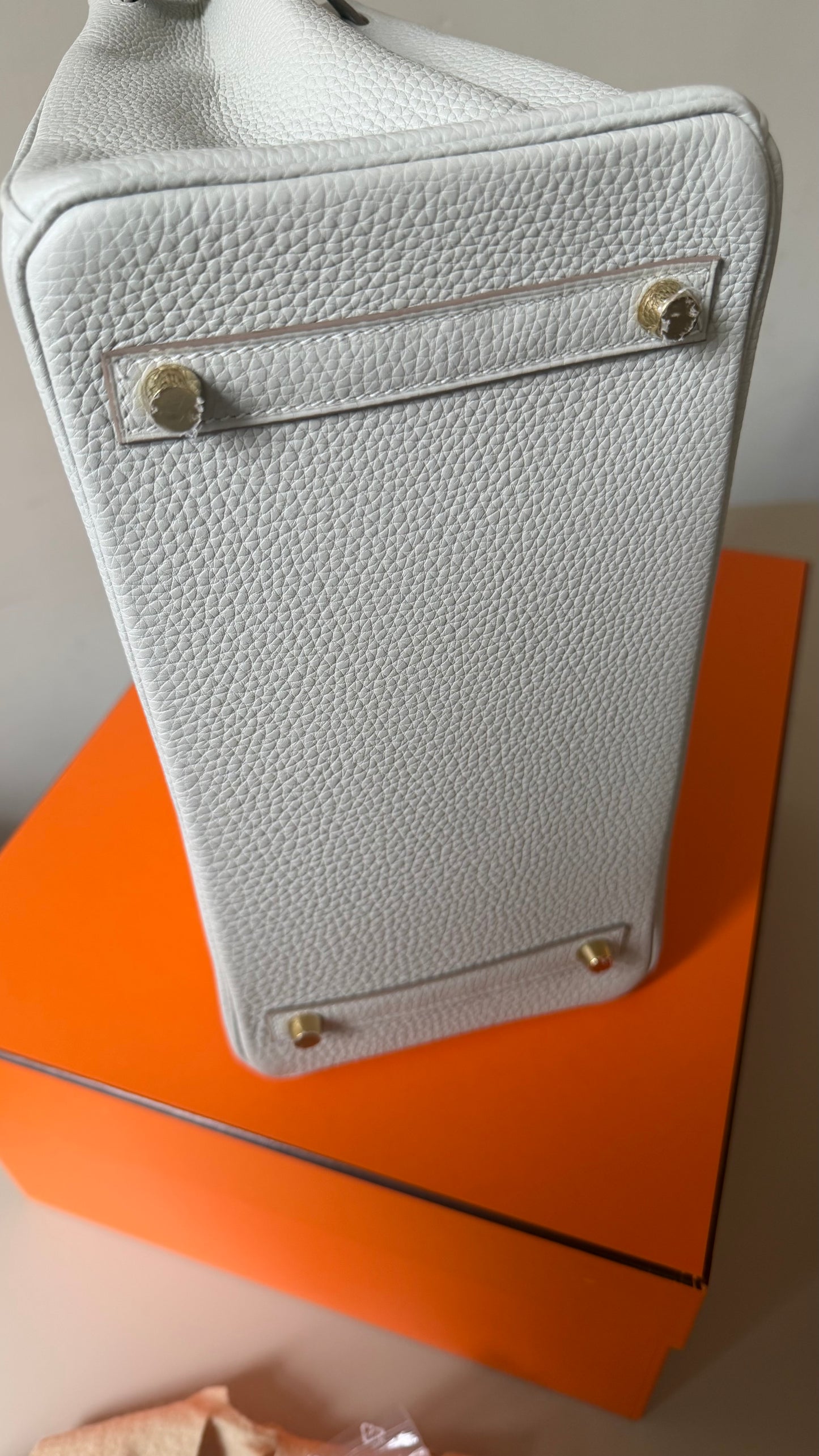 Birkin 30 Gris Perle togo leather U stamp (2022)