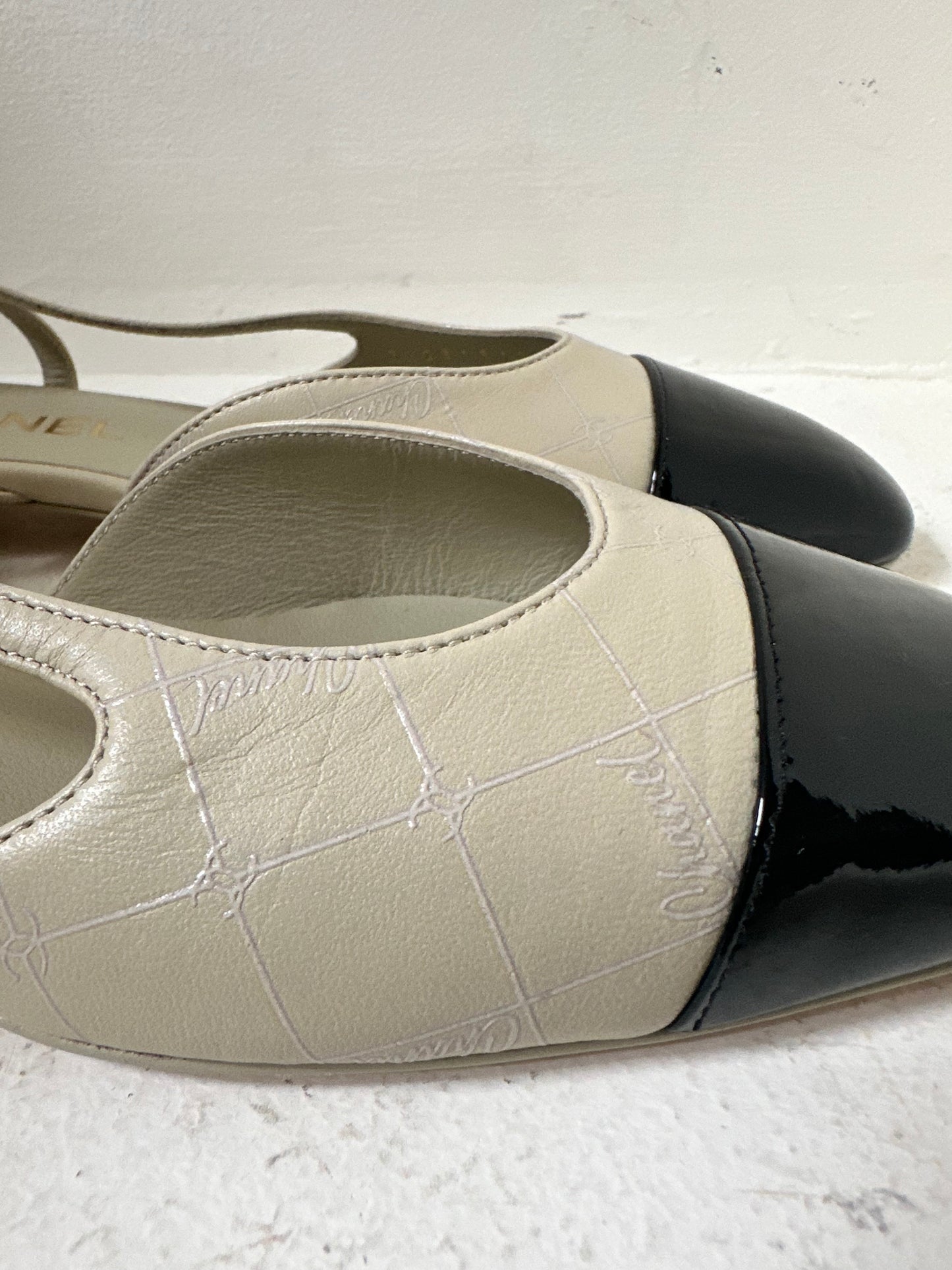 Chanel slingbacks size 36.5 new