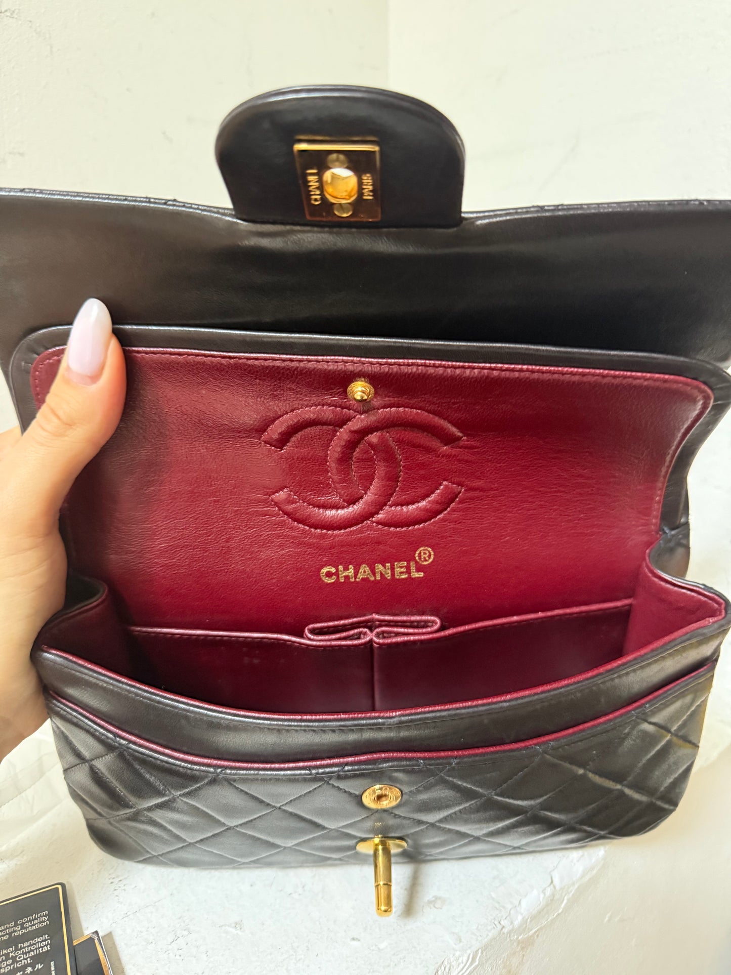 Chanel small lambskin vintage 3 series