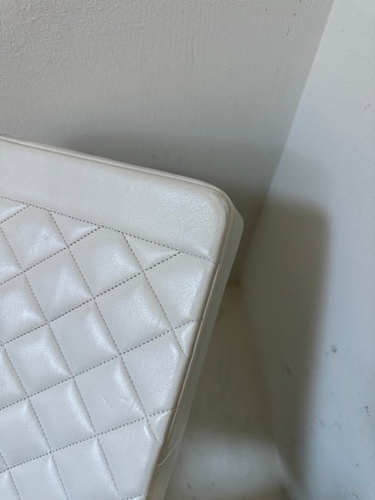 Chanel Diana white medium flap bag