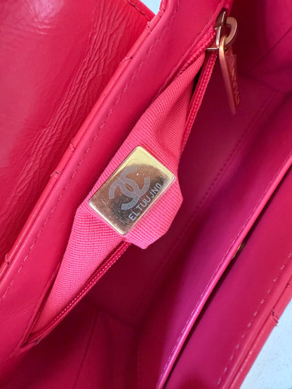 Chanel Kelly nano bright pink 2024