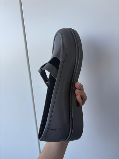 Grey moccasin 35.5