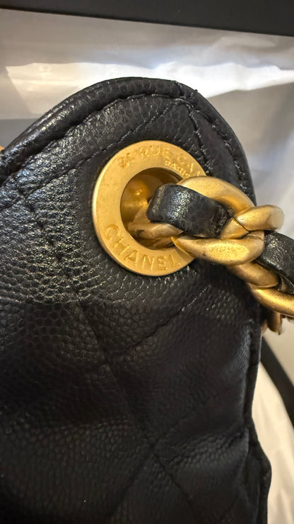 Chanel medium 25 caviar full set