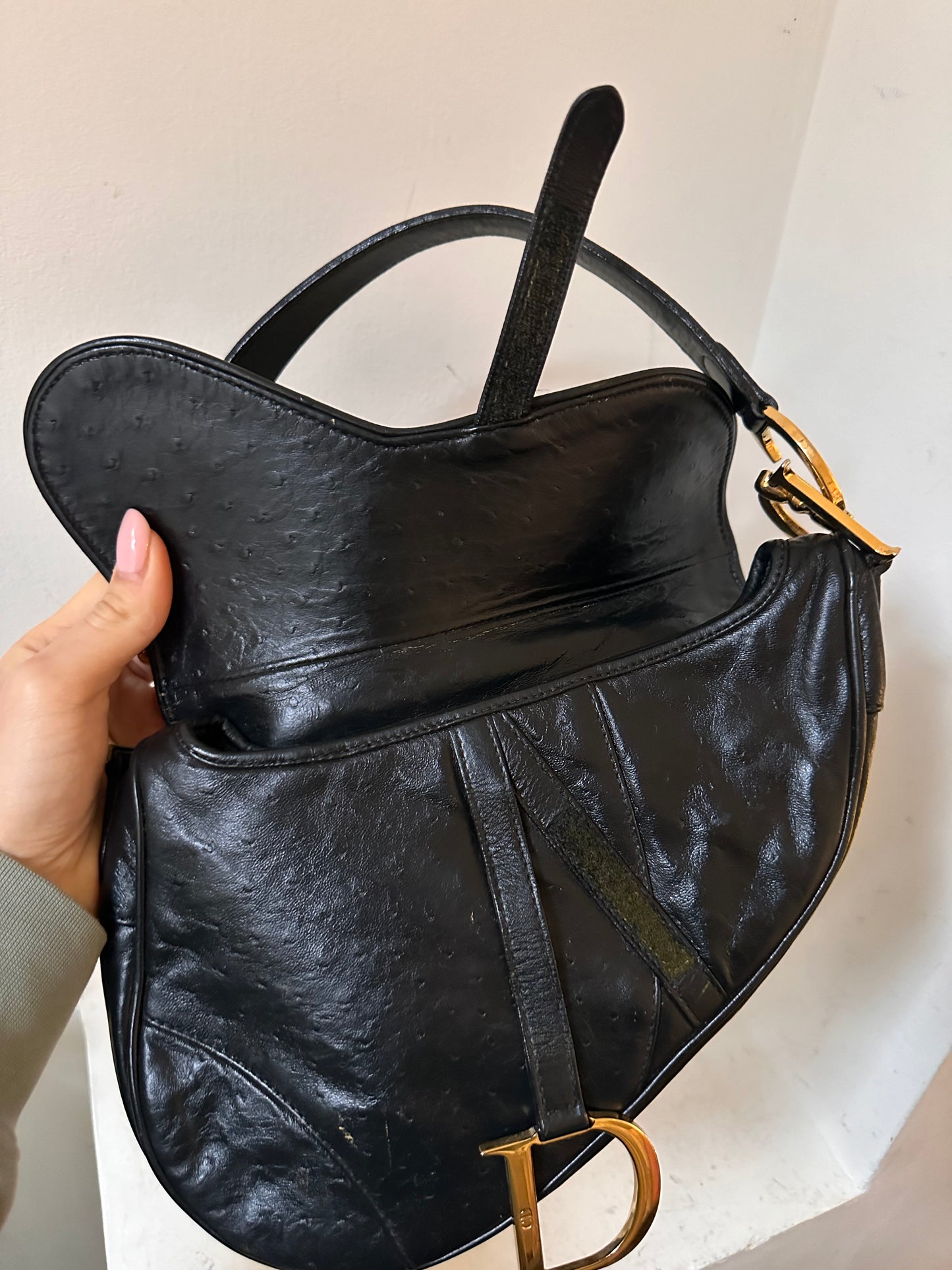 Dior vintage saddle bag 2000