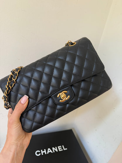 Chanel caviar classic flapbag medium 2008