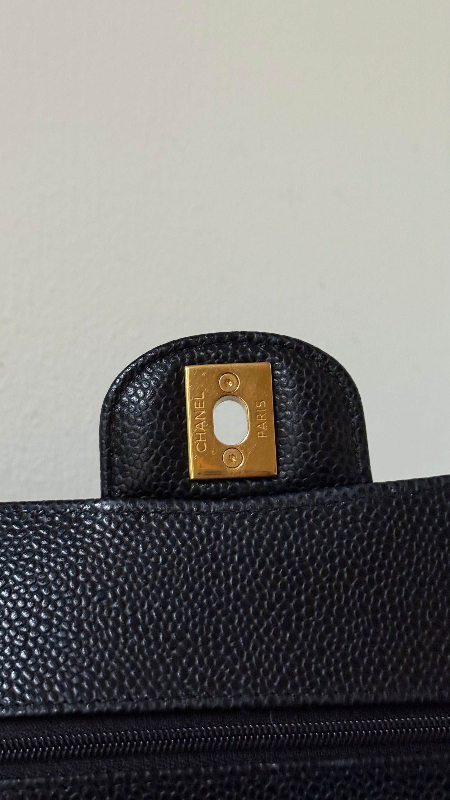 Small 2022 caviar double flap