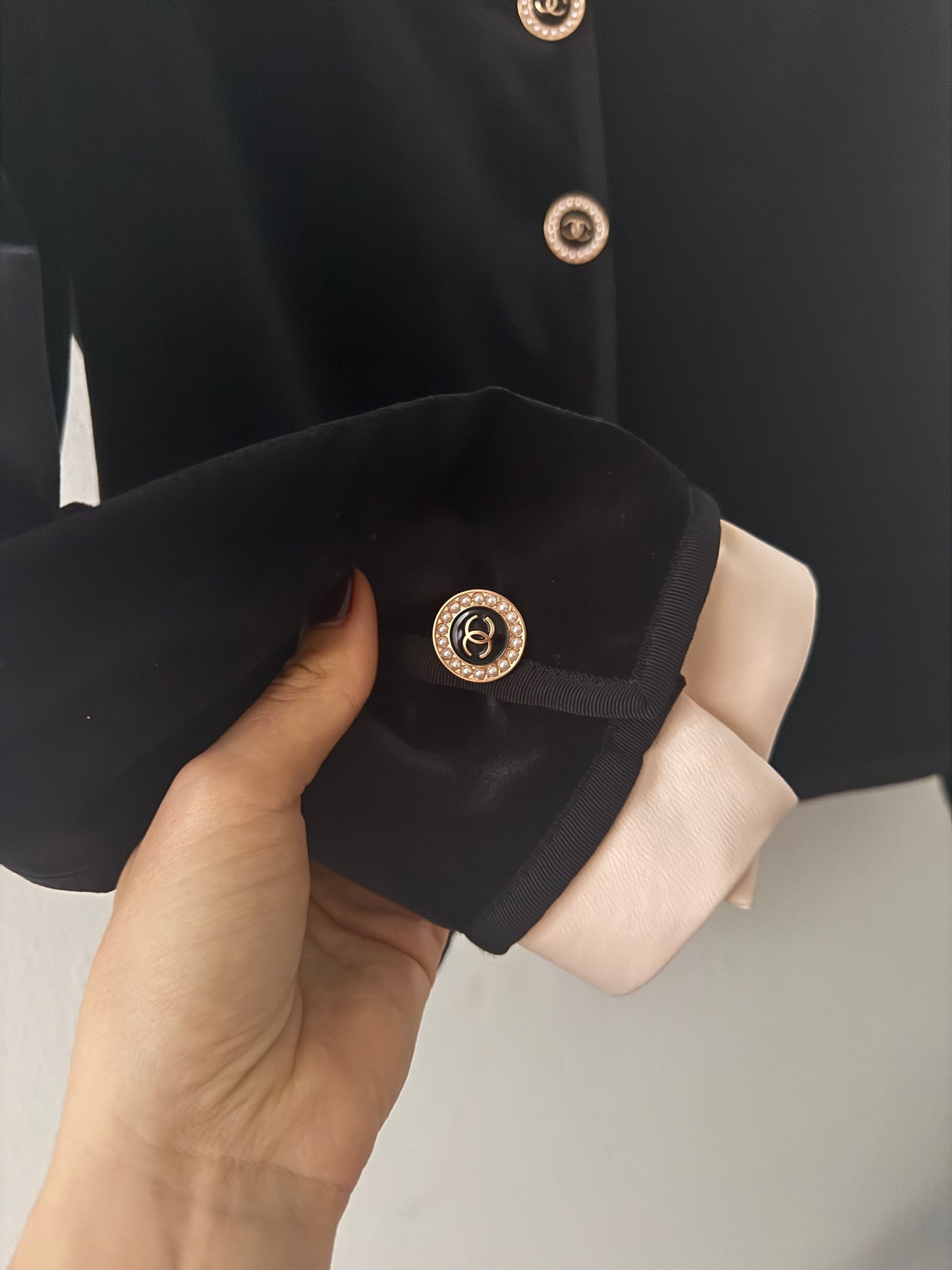 Chanel uniform jacket with embellishments