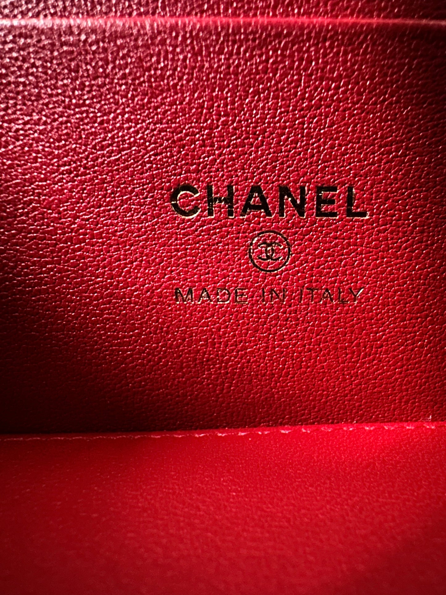 Chanel vanity mini bag with chain