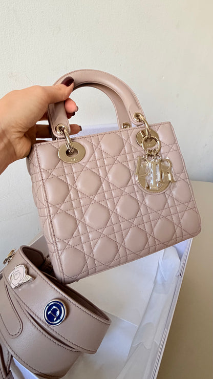Lady dior small beige brand new