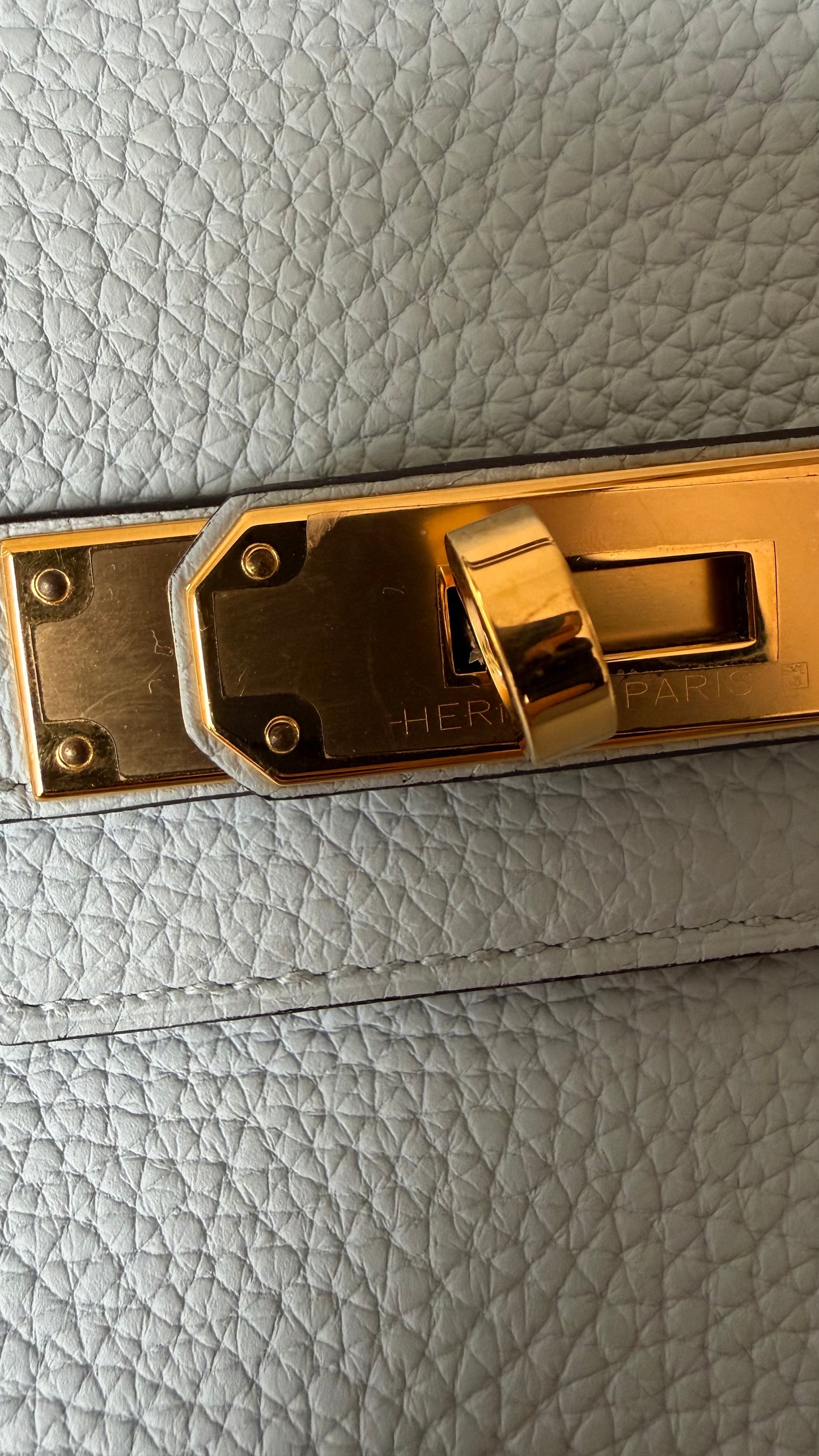 Hermes Birkin 30 blue pâle B stamp full set