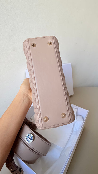 Lady dior small beige brand new