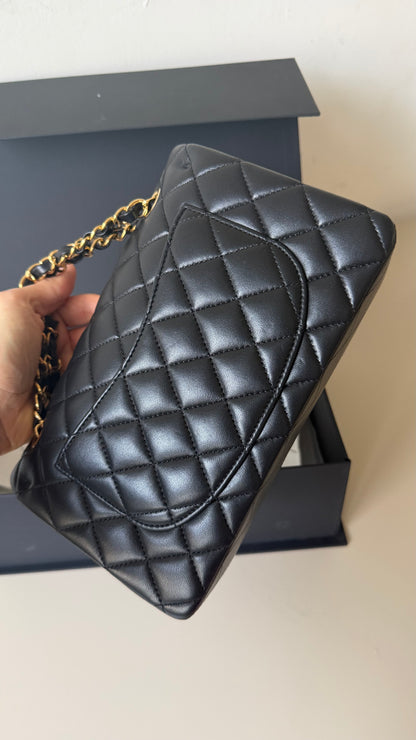 Chanel small lambskin double flapbag 2025 full set including invoice