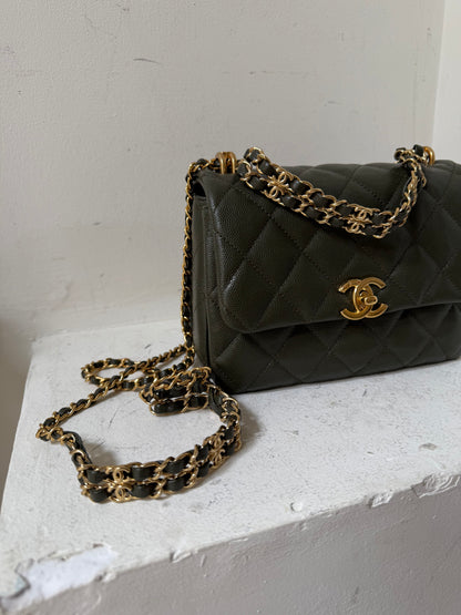 Chanel small single flap bag